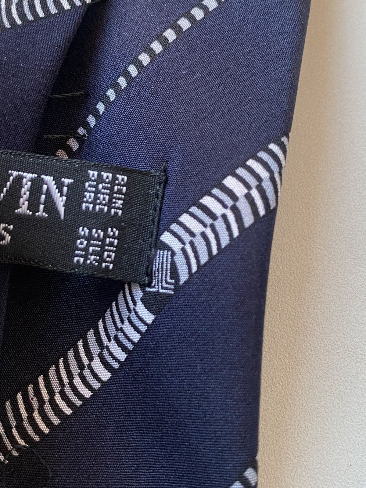 Lanvin 🔥 Vintage Lanvin Luxury Pattern Tie Size ONE SIZE - 12 Thumbnail