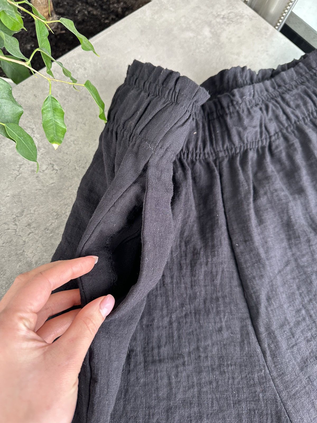 Japanese Brand Vintage Cropped Wide Pants Size US 32 / EU 48 - 5 Thumbnail