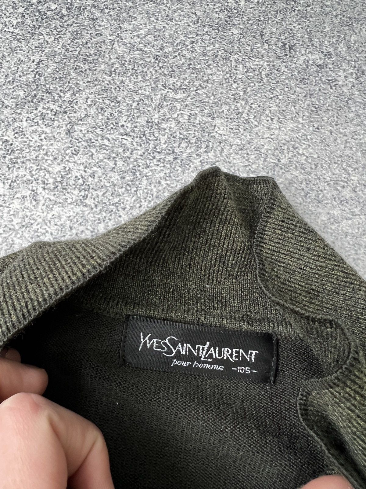Vintage × Yves Saint Laurent Vintage Yves Saint Laurent cashmere old money style sweater Size US M / EU 48-50 / 2 - 7 Thumbnail