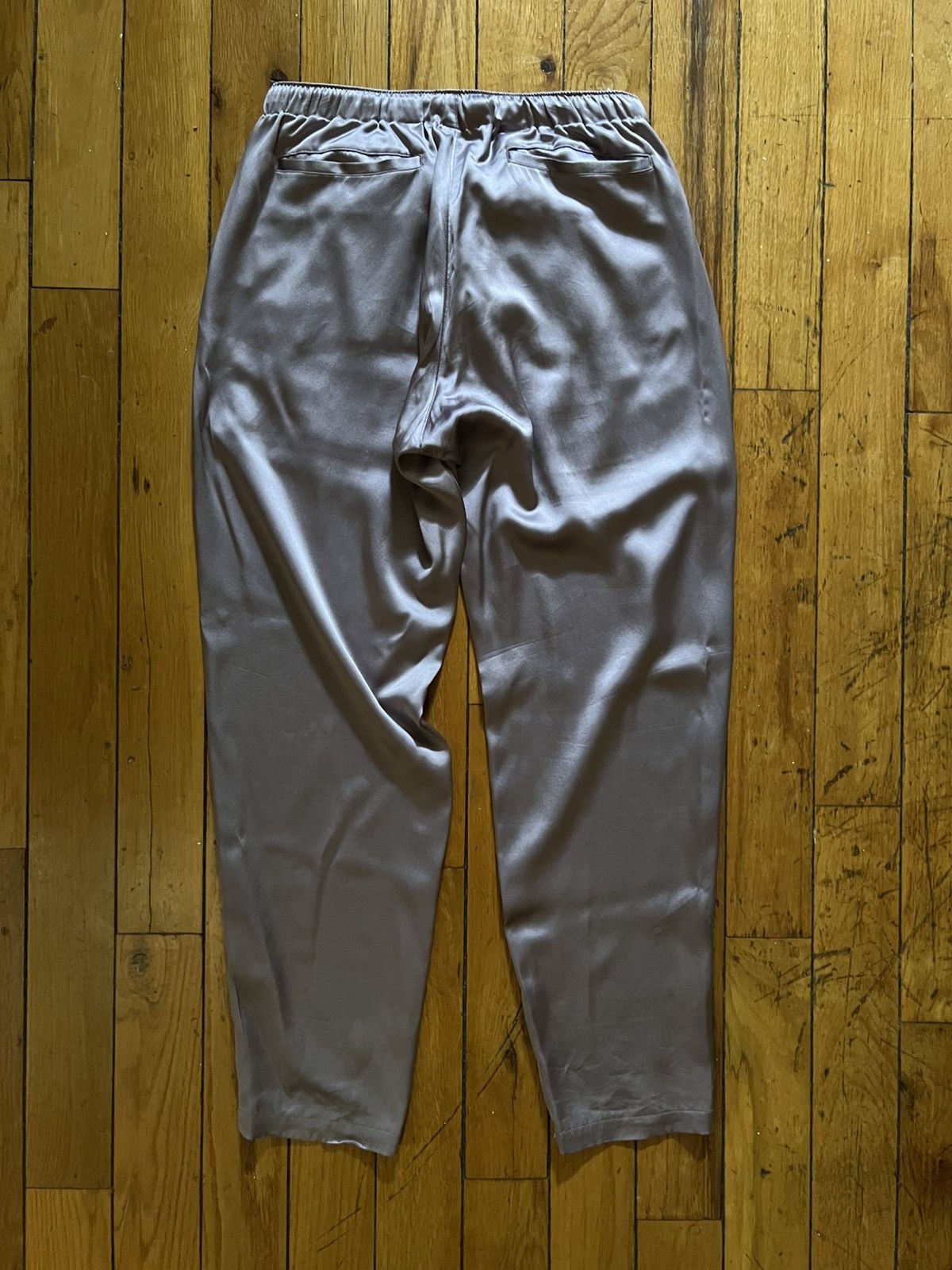Jun Takahashi Undercover Lavender Silk Pants Size US 29 - 2 Thumbnail
