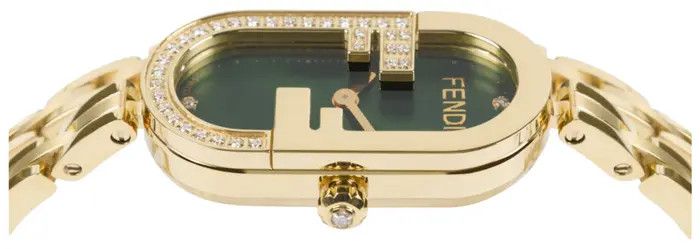 Fendi o1B3y1r0326 Size : OS / O'Lock Vertical Watch in Gold Size ONE SIZE - 2 Thumbnail
