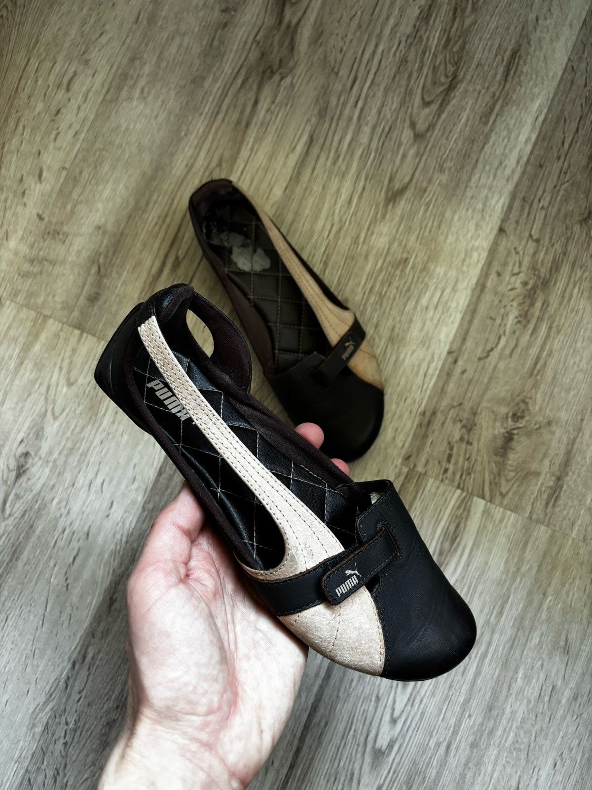 Puma Rare leather vintage PUMA balets flats USED Size US 9 / IT 39 - 1 Thumbnail