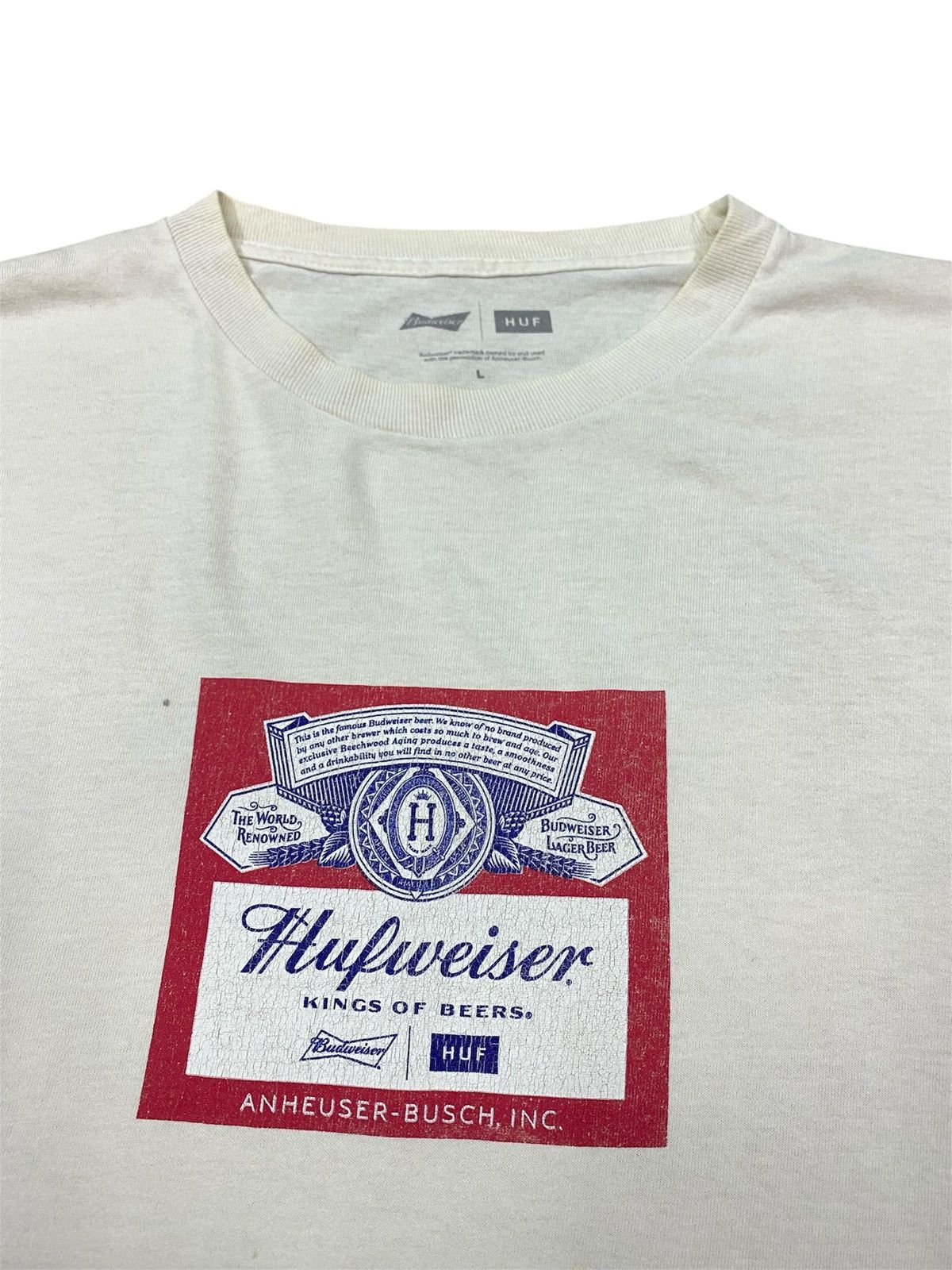 Budweiser Budweiser x HUF long sleeve tee Size US L / EU 52-54 / 3 - 2 Thumbnail