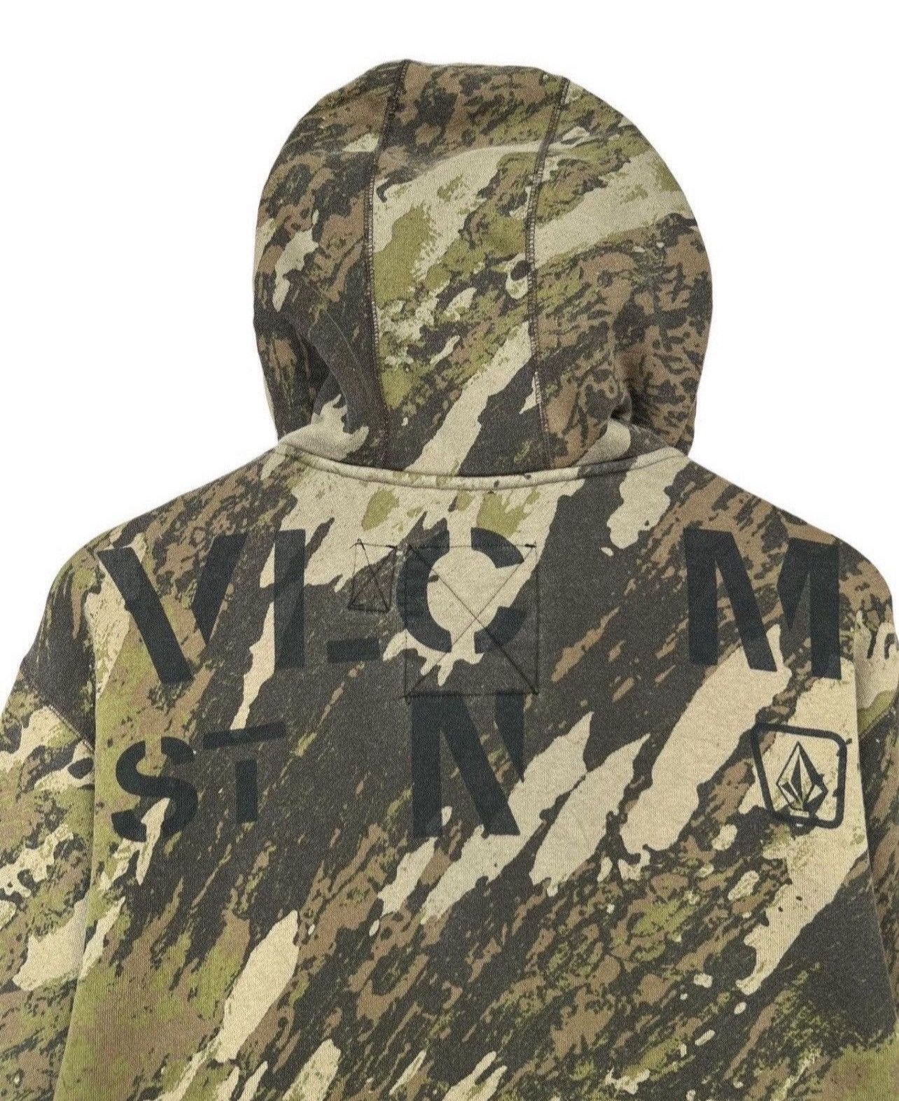 Volcom Y2k Volcom Camo Bondage Zipup Baggy Hoodie Size US L / EU 52-54 / 3 - 4 Thumbnail