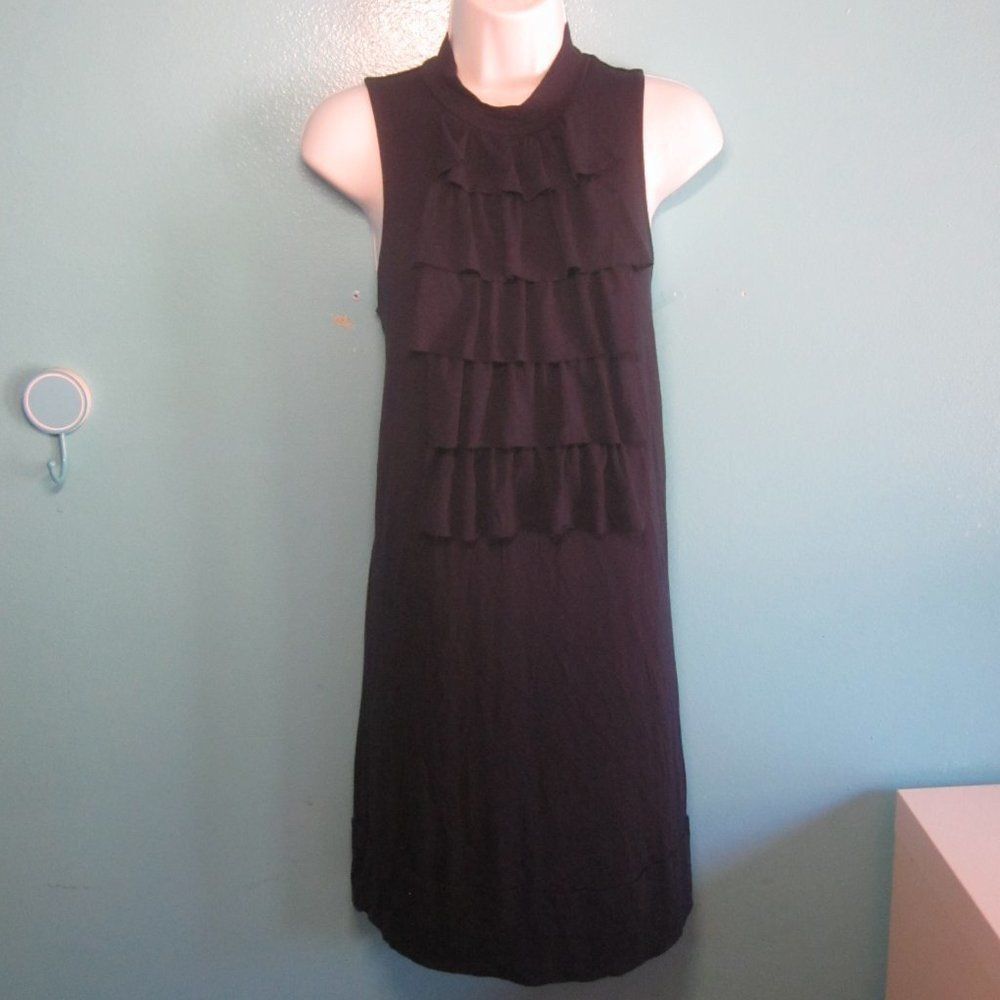 Michael Stars Michael Stars Summet Sleeveless Stretch Blue Ruffle Dress Si Size XS / US 0-2 / IT 36-38 - 9 Thumbnail