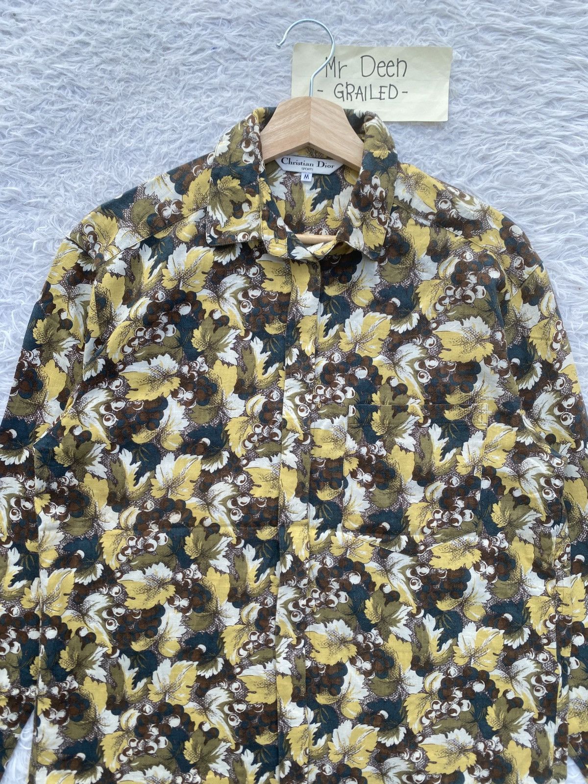 Christian Dior Monsieur Rare Vintage 90s Christian Dior Florals Buttoned Shirt Size US M / EU 48-50 / 2 - 1 Thumbnail