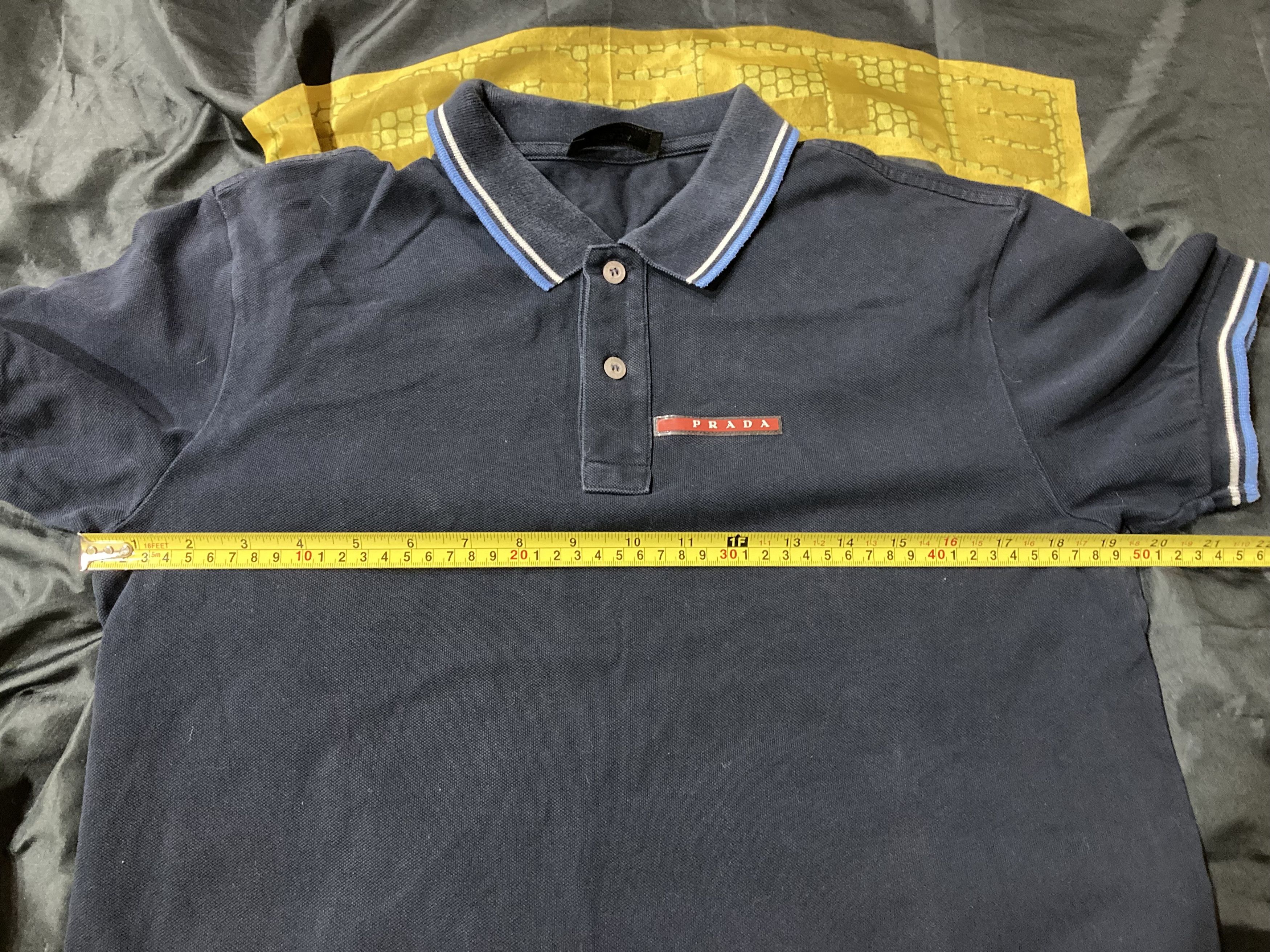 Prada Prada Red Tab Classic Polo Luxe Vintage Size M Size US M / EU 48-50 / 2 - 7 Thumbnail