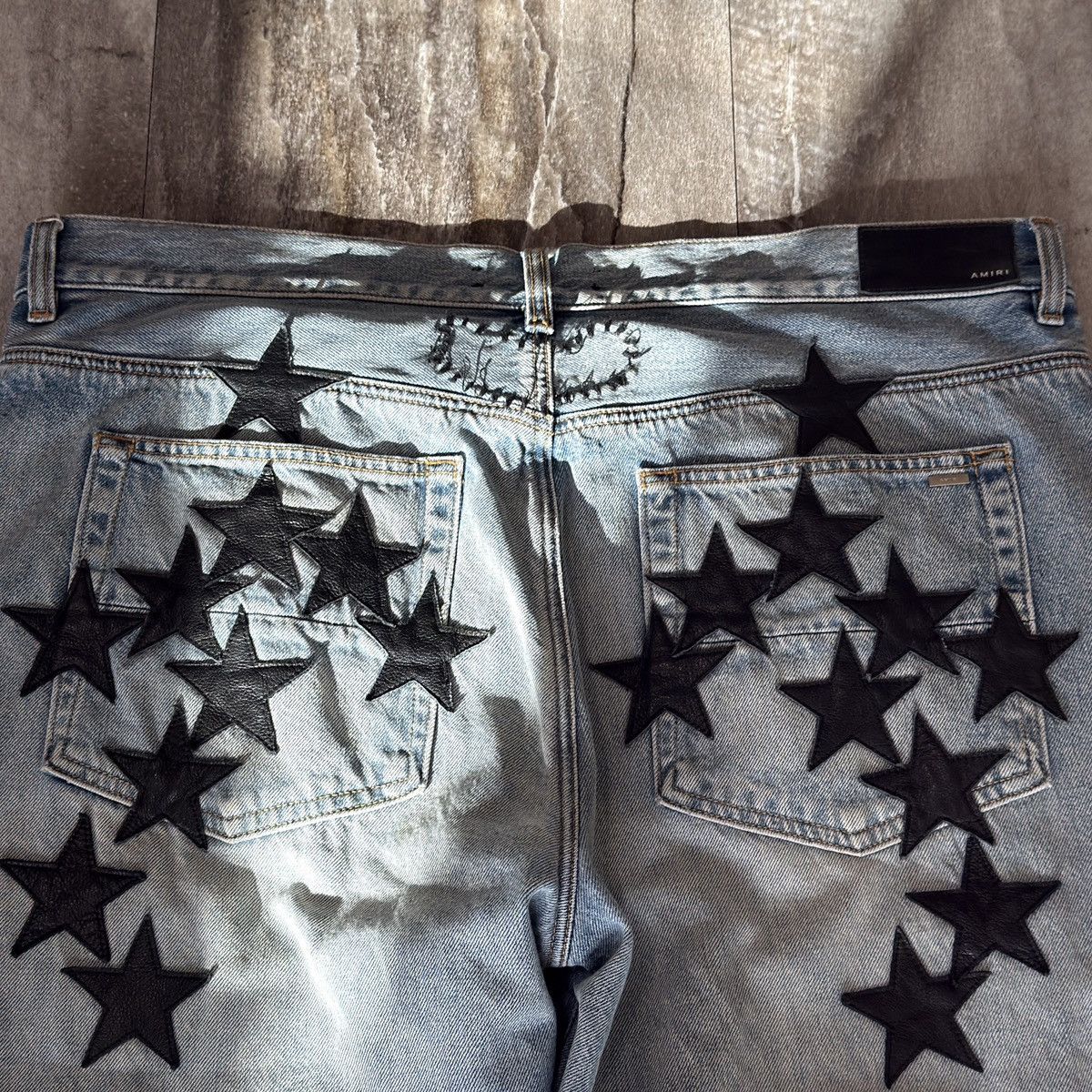 Amiri amiri flooded star patch jeans Size US 38 / EU 54 - 7 Thumbnail