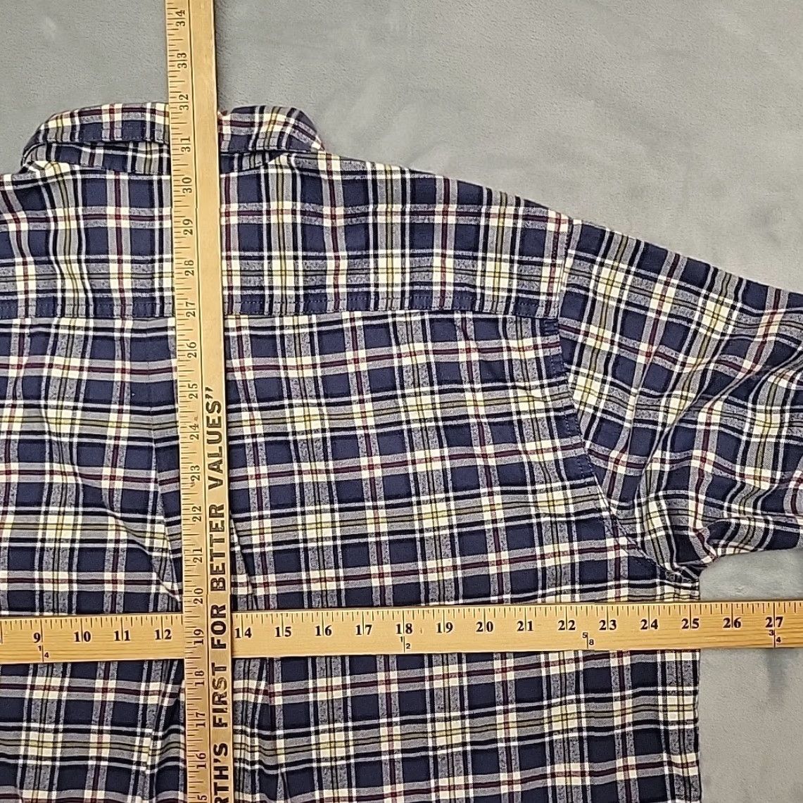 Eddie Bauer Eddie Bauer Flannel Shirt Mens L Blue Plaid 100% Cotton Outdoors Shirt/Flannel Casual Button-Down Pockets Size US L / EU 52-54 / 3 - 5 Thumbnail