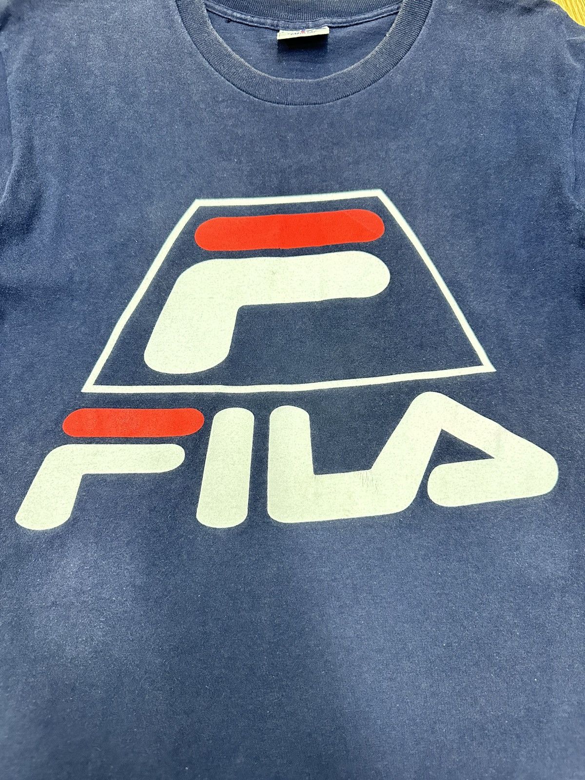 Fila × Vintage Vintage 90s Fila Big Logo Usa Tshirt A222 Size US S / EU 44-46 / 1 - 5 Thumbnail
