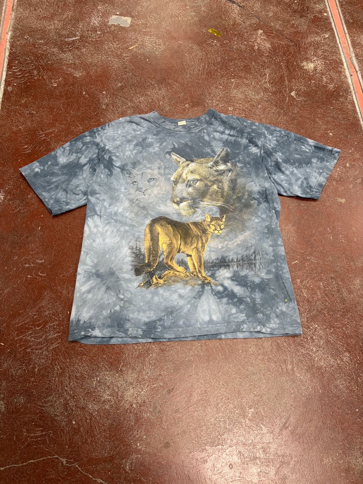 The Mountain Vintage Cat Nature AOP Tee Size US L / EU 52-54 / 3 - 1 Thumbnail