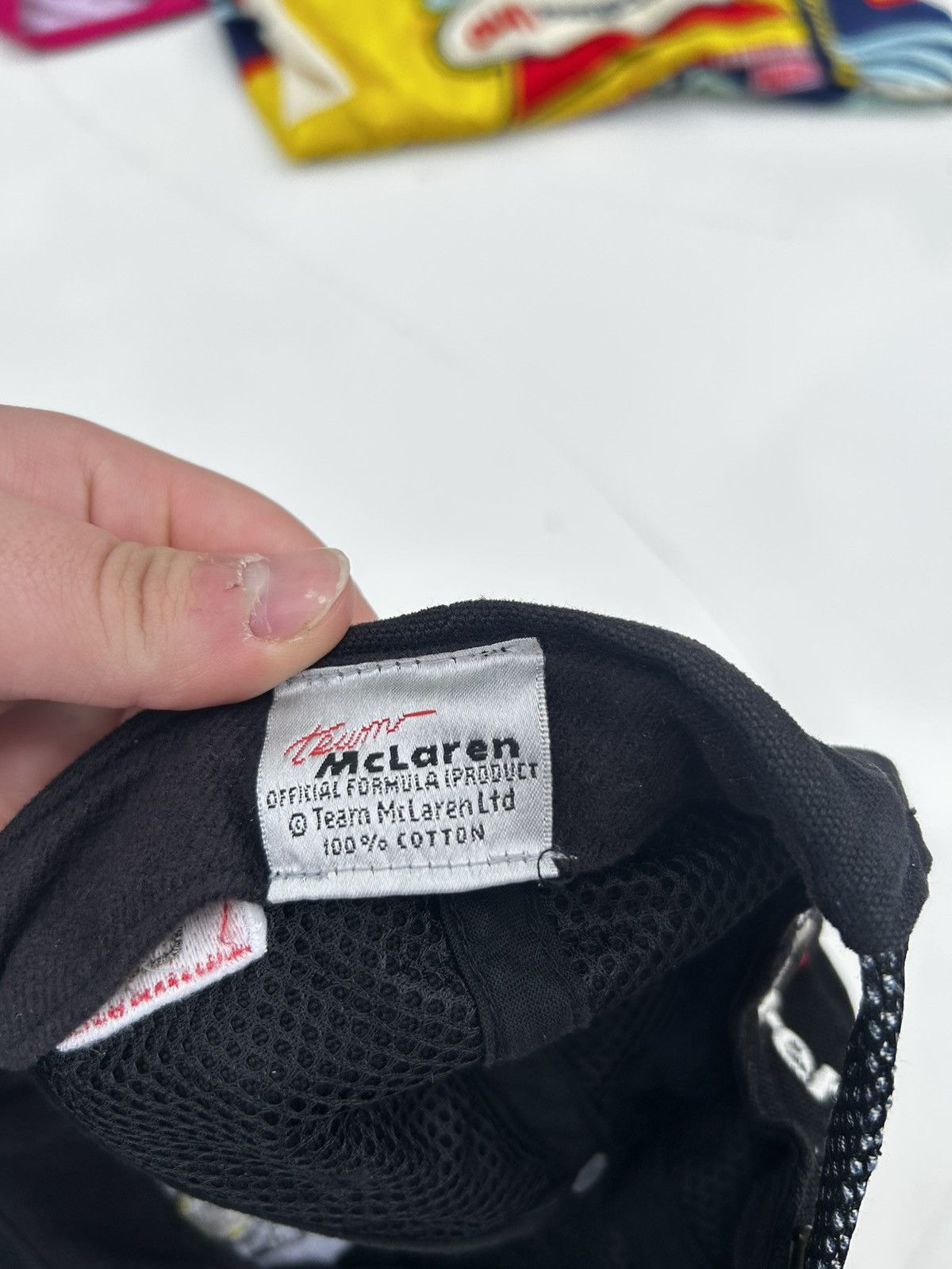 Malcolm McLaren × Vintage Rare Vintage 90 West McLaren Mercedes formula 1 Cap retro Size ONE SIZE - 5 Thumbnail