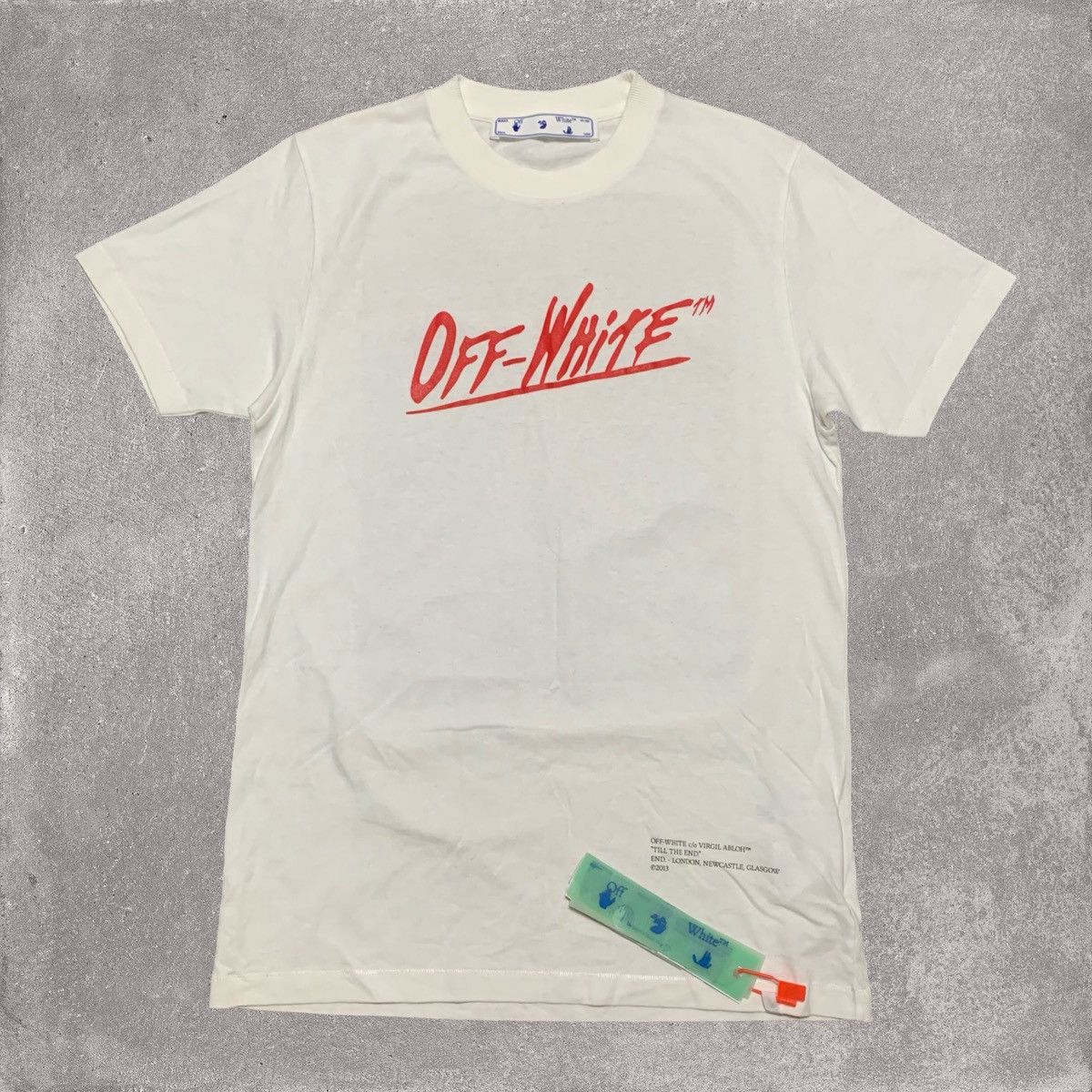 Off-White Off White Small Caravaggio Till The End White Tee Virgil Size US S / EU 44-46 / 1 - 2 Thumbnail