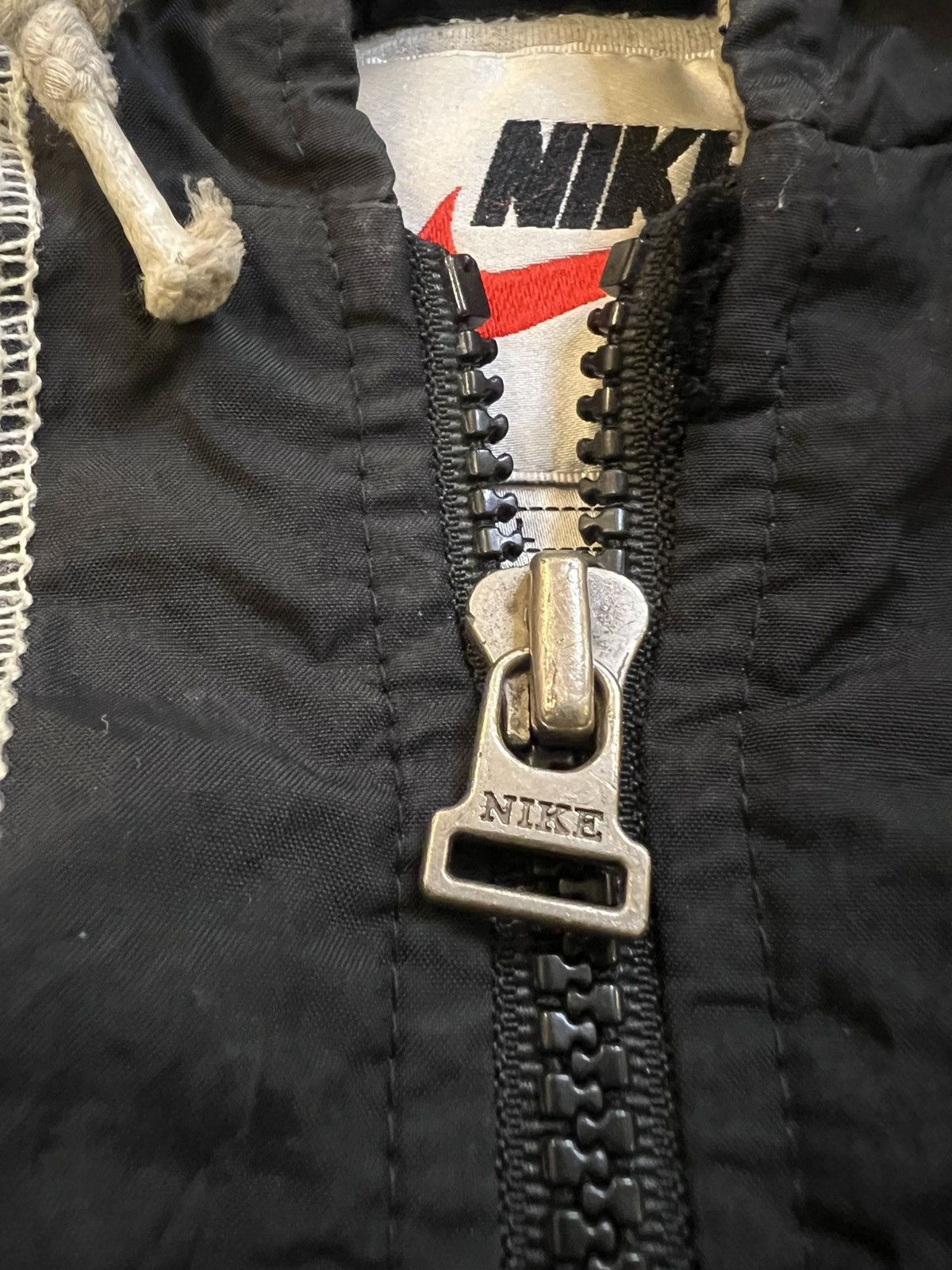 Nike × Vintage Vintage 90’s NIKE Big Check Zip-Up Jacket Size US L / EU 52-54 / 3 - 12 Thumbnail