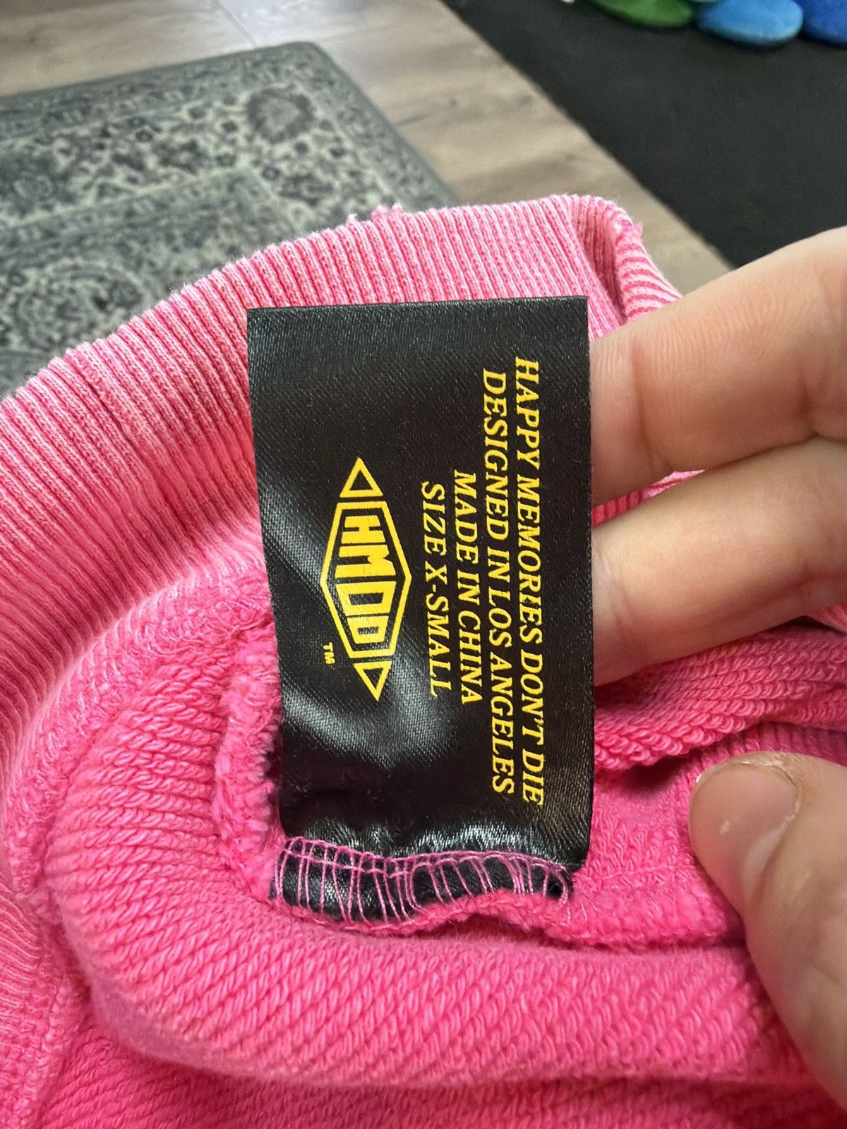 HMDD Pink Happy Memories bubblegum Hoodie Size US XS / EU 42 / 0 - 3 Thumbnail