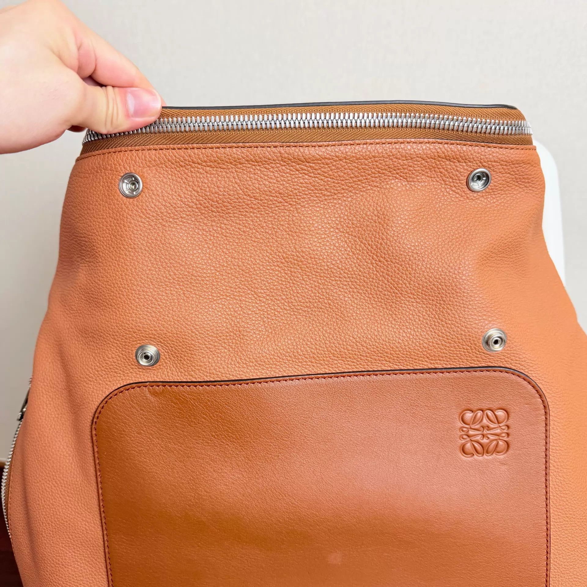 Loewe LOEWE Goya Backpack Large Caramel Maple Brown Size ONE SIZE - 7 Thumbnail