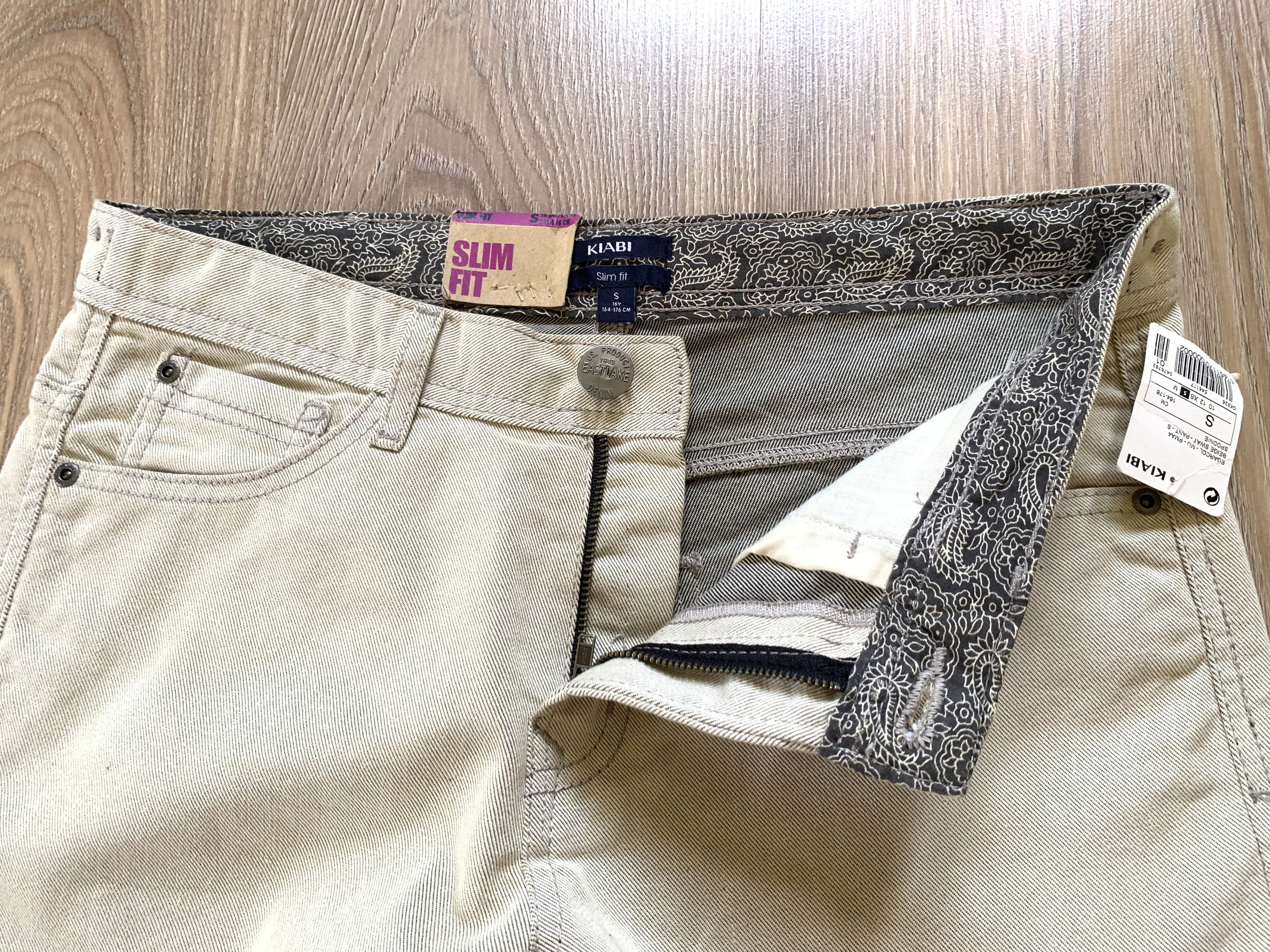 Other Kiabi Slim Fit Beige Denim Jeans Size US 29 - 5 Thumbnail