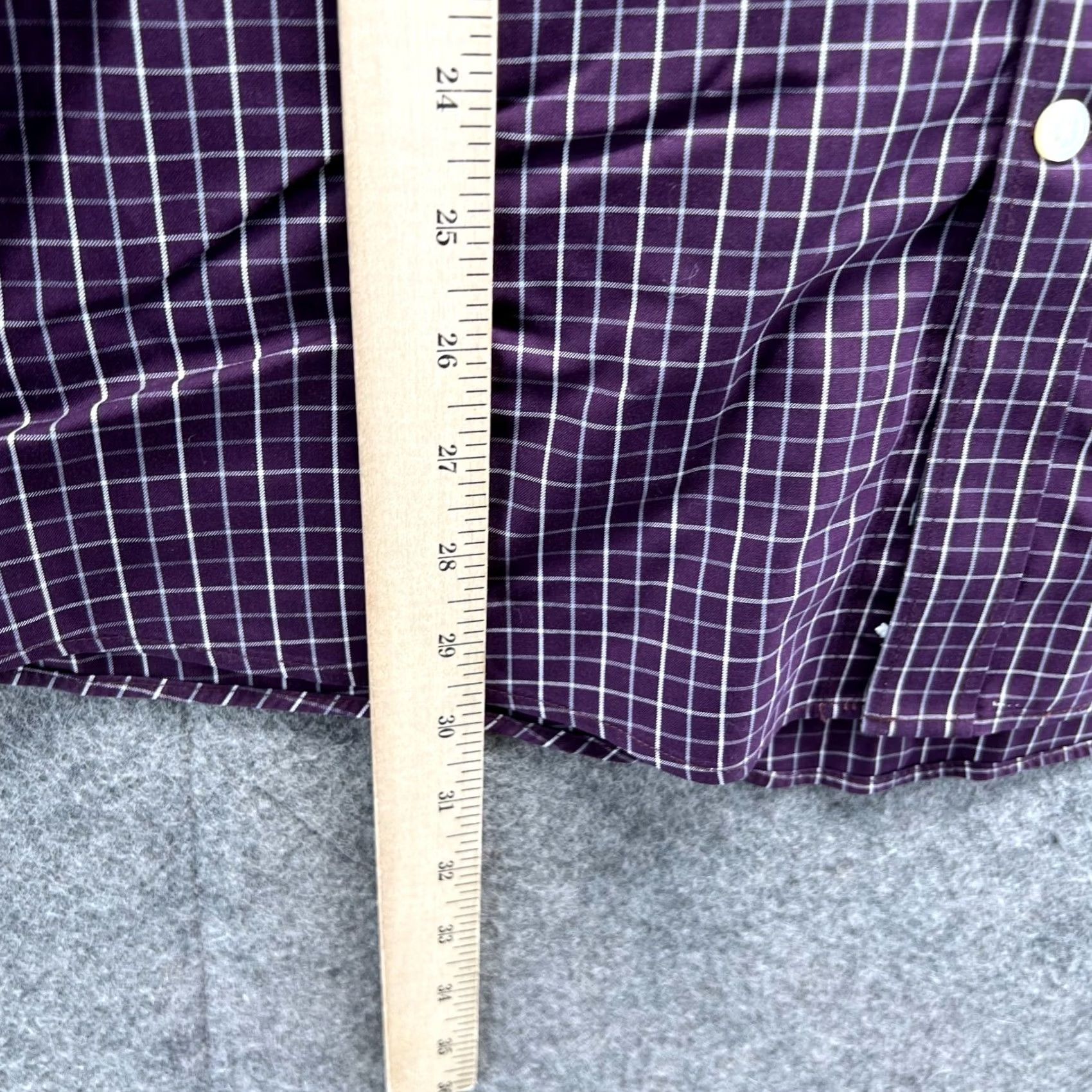 Eddie Bauer Eddie Bauer Shirt Men Medium Check Purple Vintage Button-Down Preppy Windowpane Size US M / EU 48-50 / 2 - 6 Thumbnail