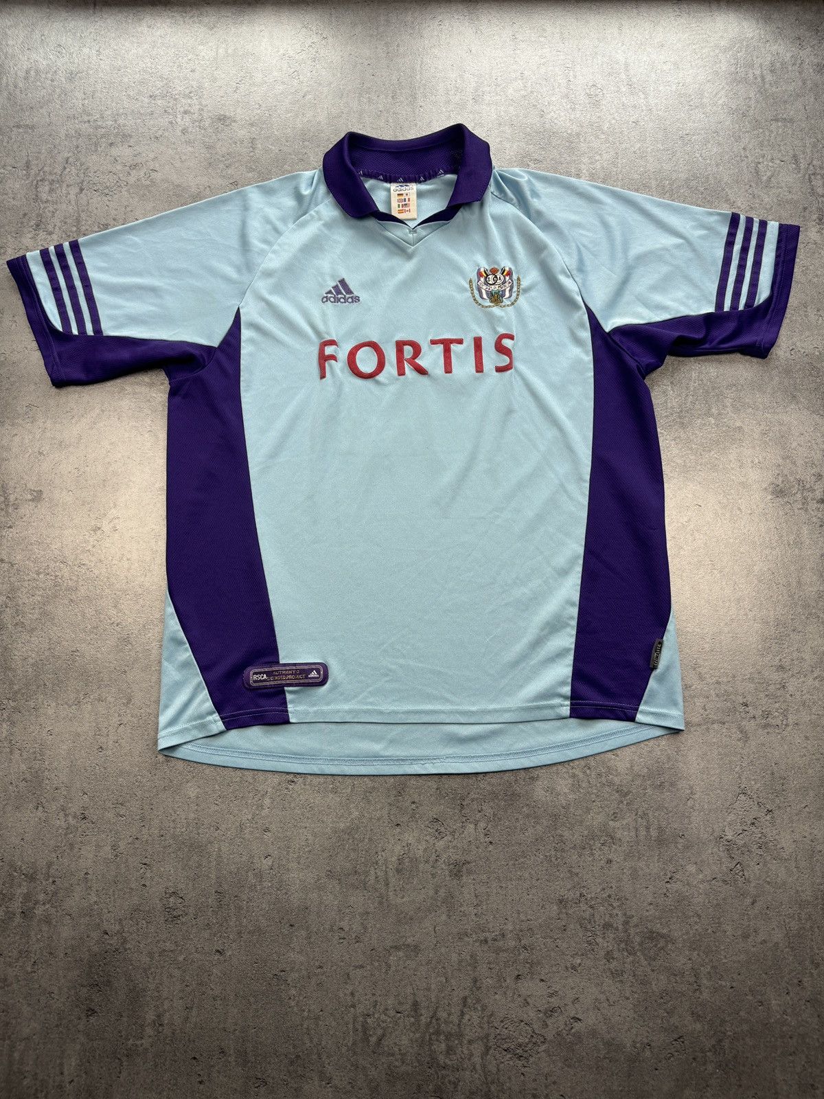 Adidas × Vintage Adidas R.S.C Anderlecht football jersey vintage rare soccer Size US XL / EU 56 / 4 - 1 Thumbnail