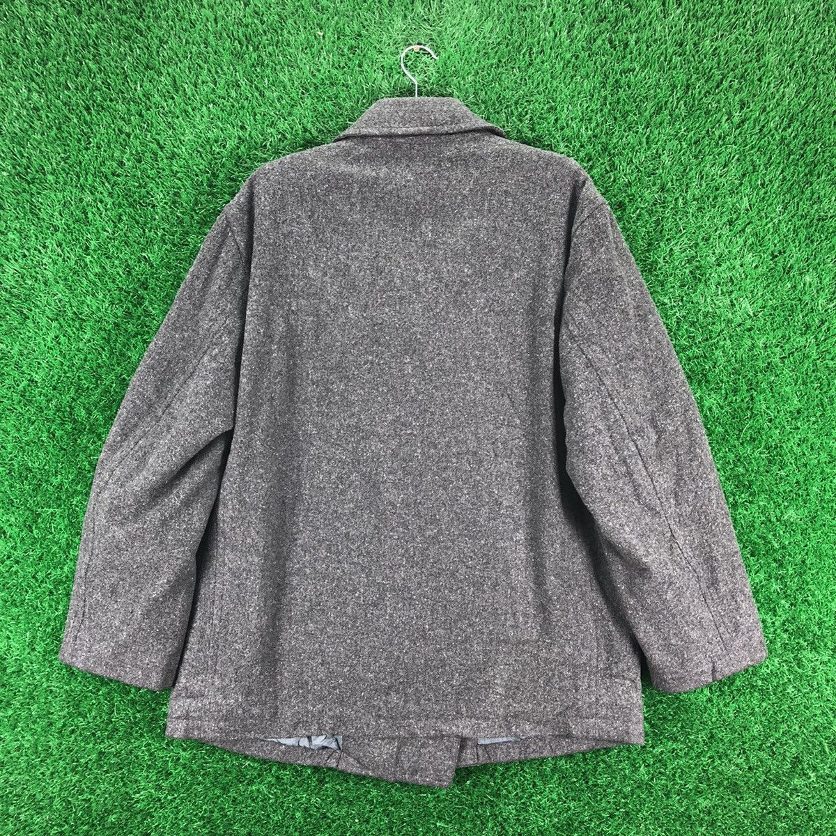 Uniqlo Vintage 90's Uniqlo Wool Peacoat Double Breasted Button Size US XL / EU 56 / 4 - 4 Thumbnail