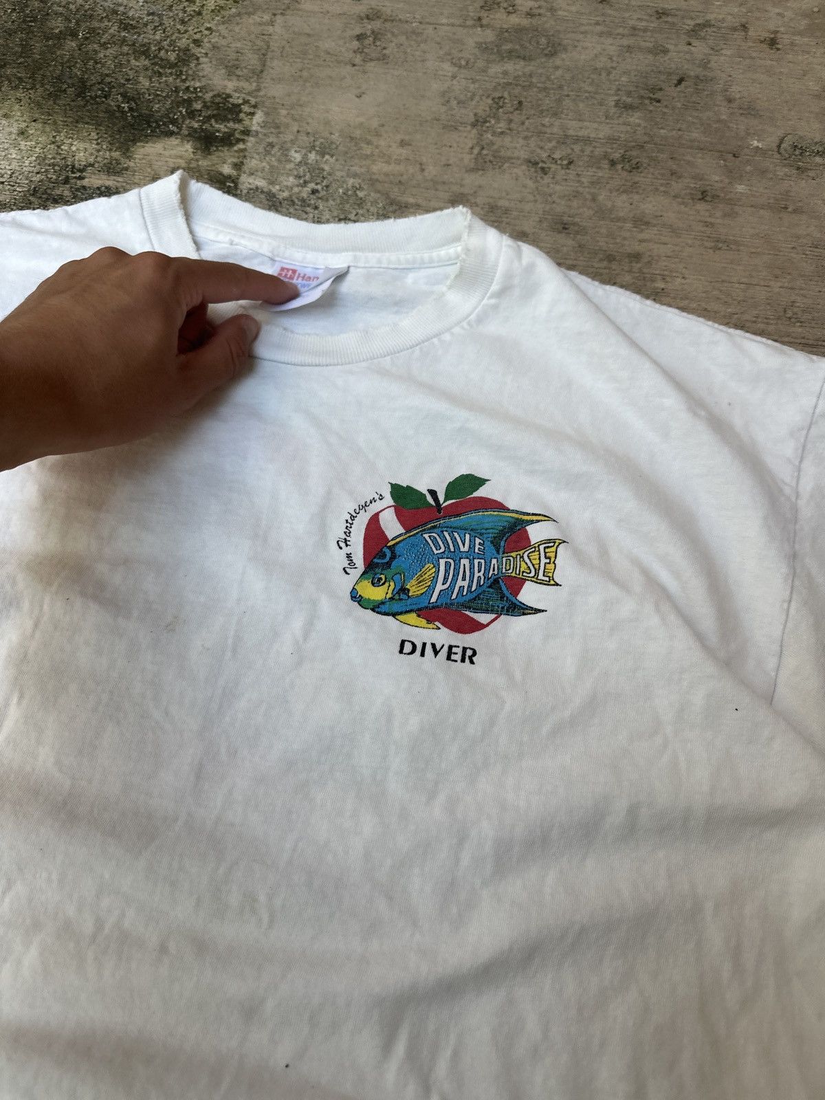 Vintage Vintage 90s White Surfwear Fishing Mexico Tee Shirt Size US XL / EU 56 / 4 - 4 Thumbnail