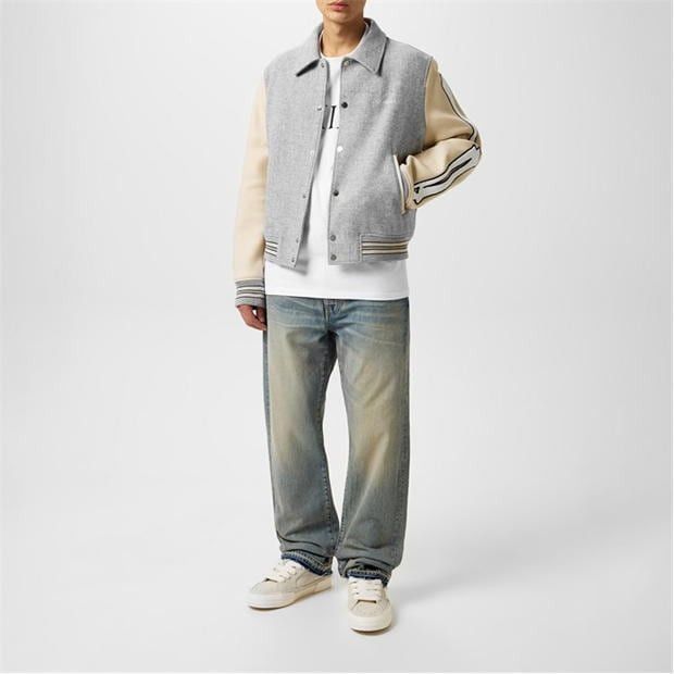 Amiri AMIRI Bones Wool Varsity Jacket Size US S / EU 44-46 / 1 - 5 Thumbnail