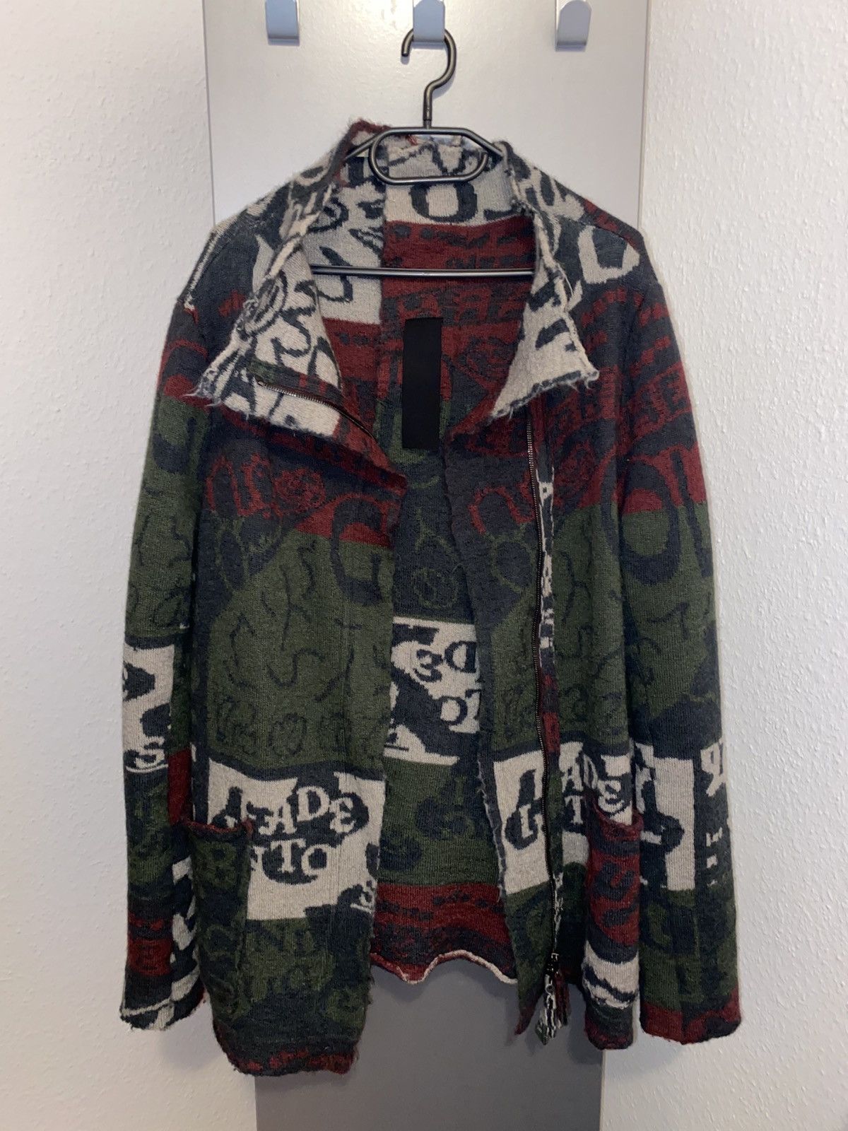 Designer × Rundholz RUNDHOLZ BLACK LABEL Multicolour Wool Knitted Cardigan Size M / US 6-8 / IT 42-44 - 1 Thumbnail