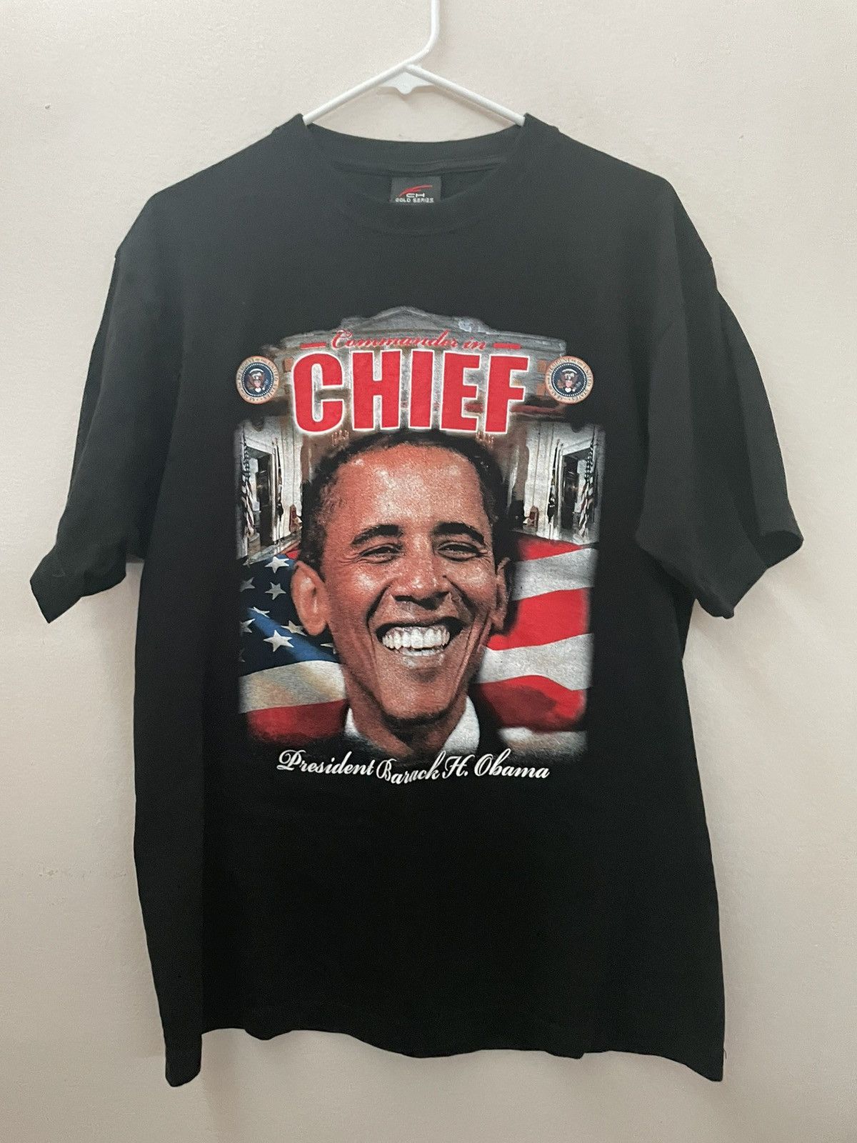 Vintage Vintage Y2K Obama Rap Tee Size US L / EU 52-54 / 3 - 1 Thumbnail