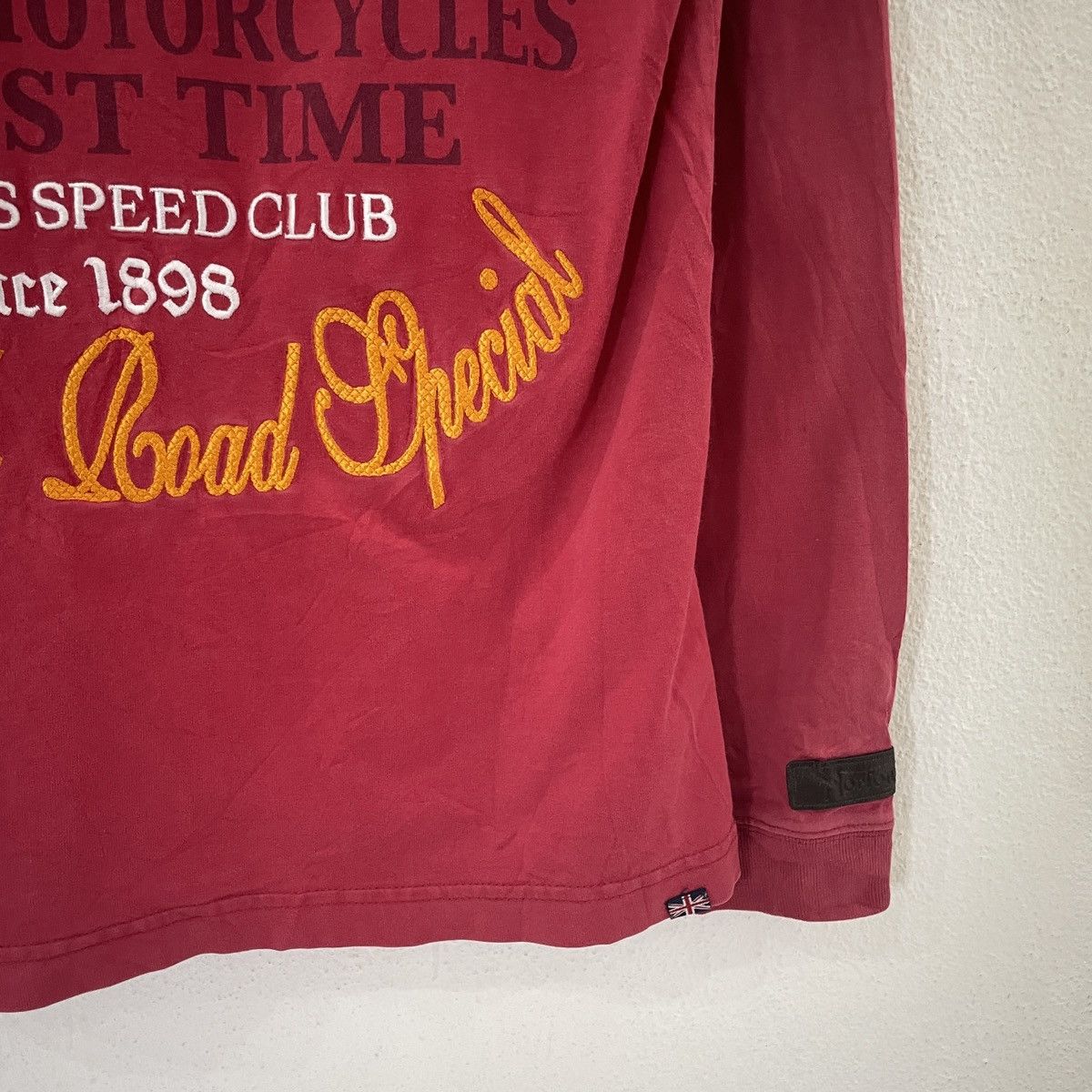 Norton Vintage Norton Motorcycles Embroidered Big Logo Tee Size US M / EU 48-50 / 2 - 2 Thumbnail