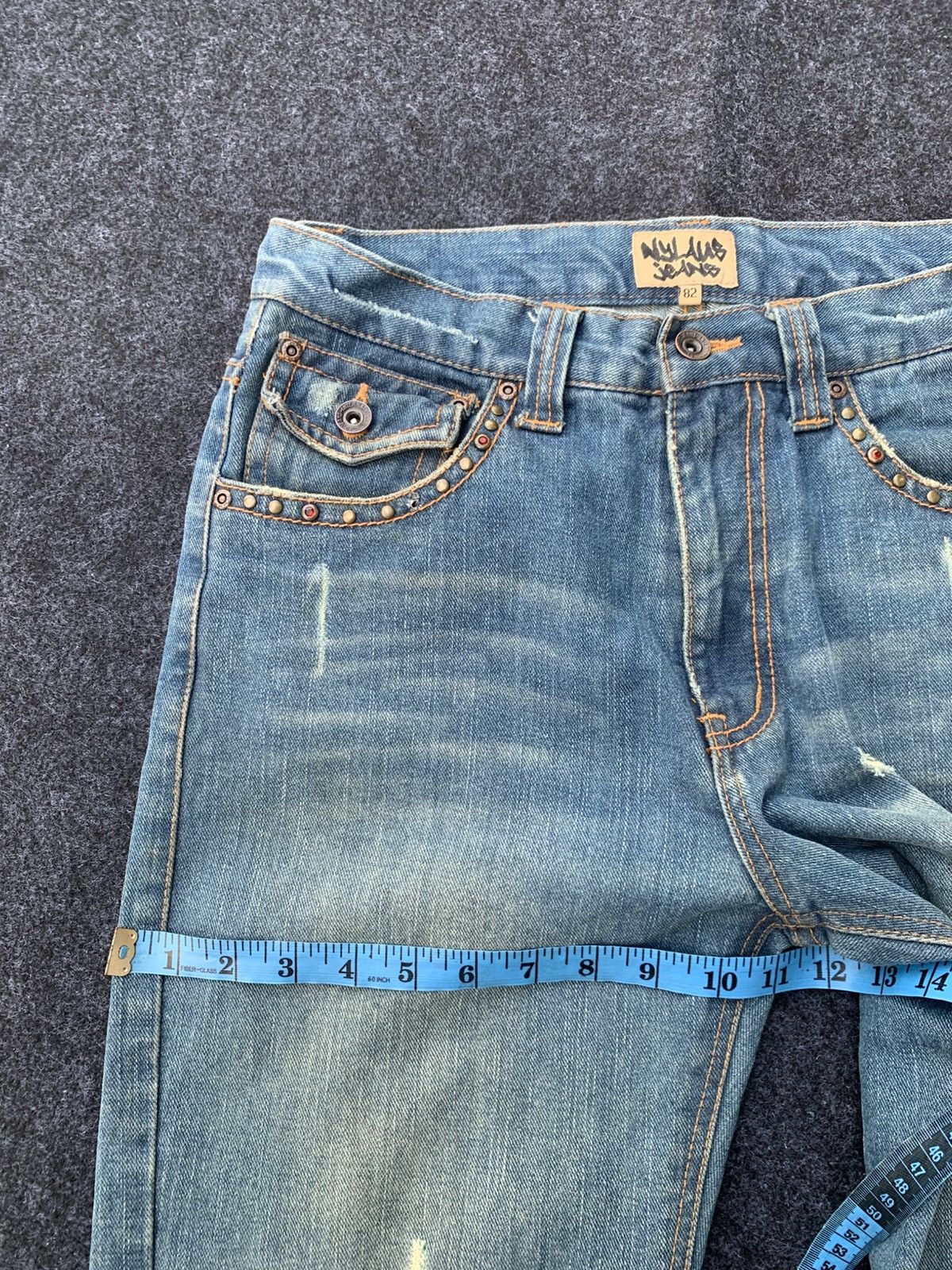 Japanese Brand Nylaus Flare Cut Denim – Rare Japan Brand 30x32 Size US 30 / EU 46 - 8 Thumbnail