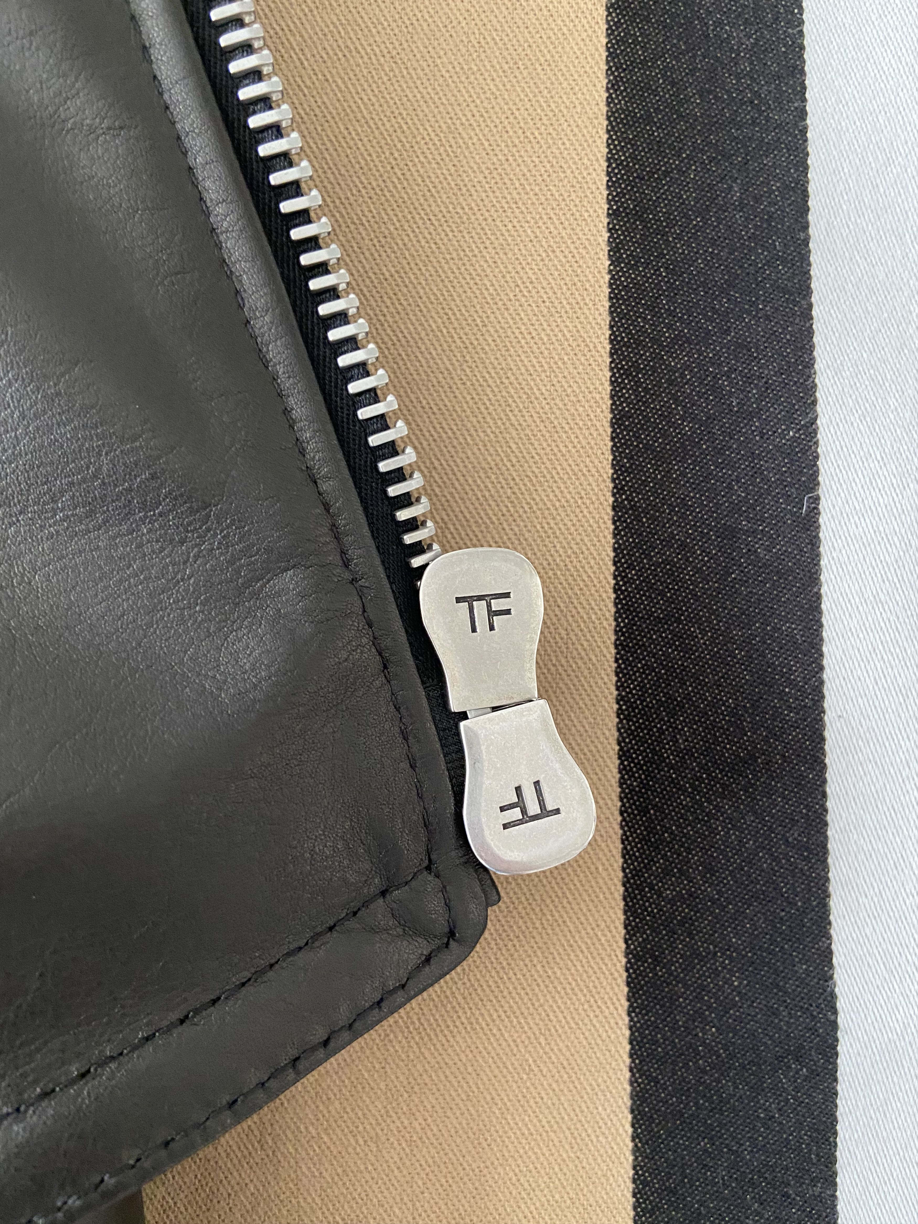 Tom Ford New Tom Ford Leather Biker Jacket Black Size US L / EU 52-54 / 3 - 17 Thumbnail