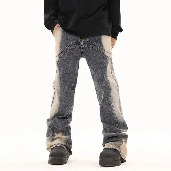 Jean Casual Flared Baggy Jeans Size US 32 / EU 48 - 2 Thumbnail