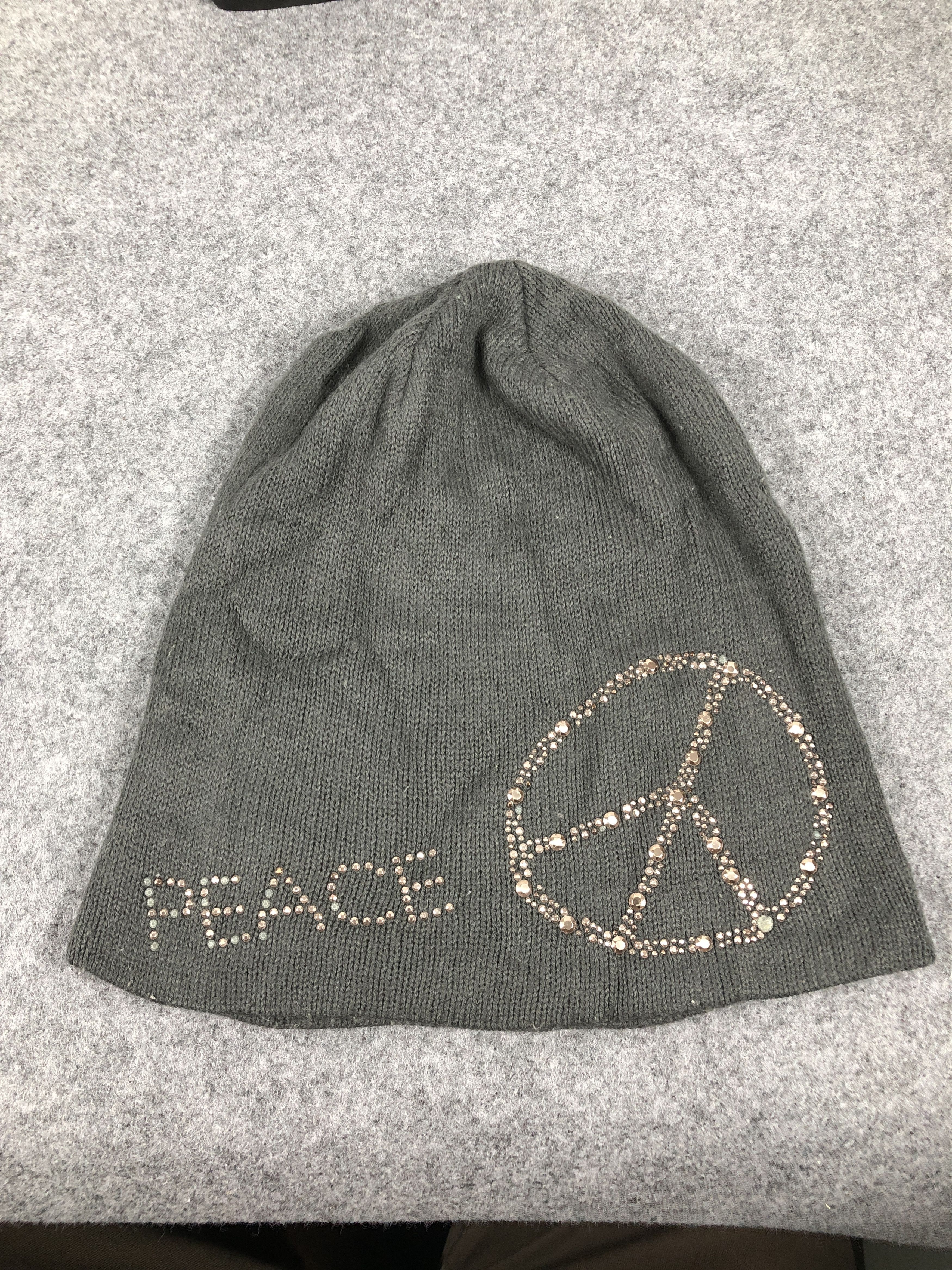Vintage Vintage Japanese Brand Peace Beanie / Snow Hat / Snow Cap Size ONE SIZE - 5 Thumbnail