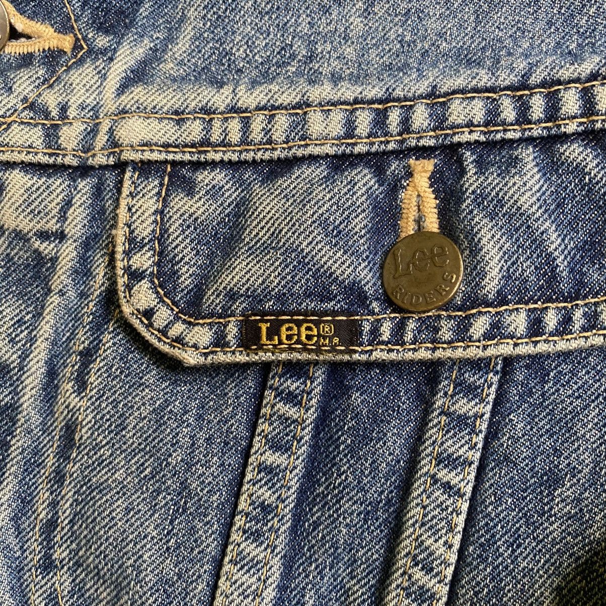Lee × Vintage 💥80s LEE RIDER DENIM JEAN JACKET BUTTON WESTERNER Size US L / EU 52-54 / 3 - 12 Thumbnail