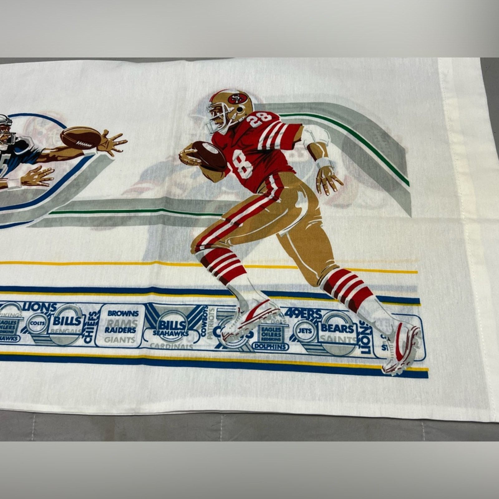 NFL NEW Vintage Football Bed Pillow Case Giants 49ers 80’s NFL Size US XL / EU 56 / 4 - 2 Thumbnail