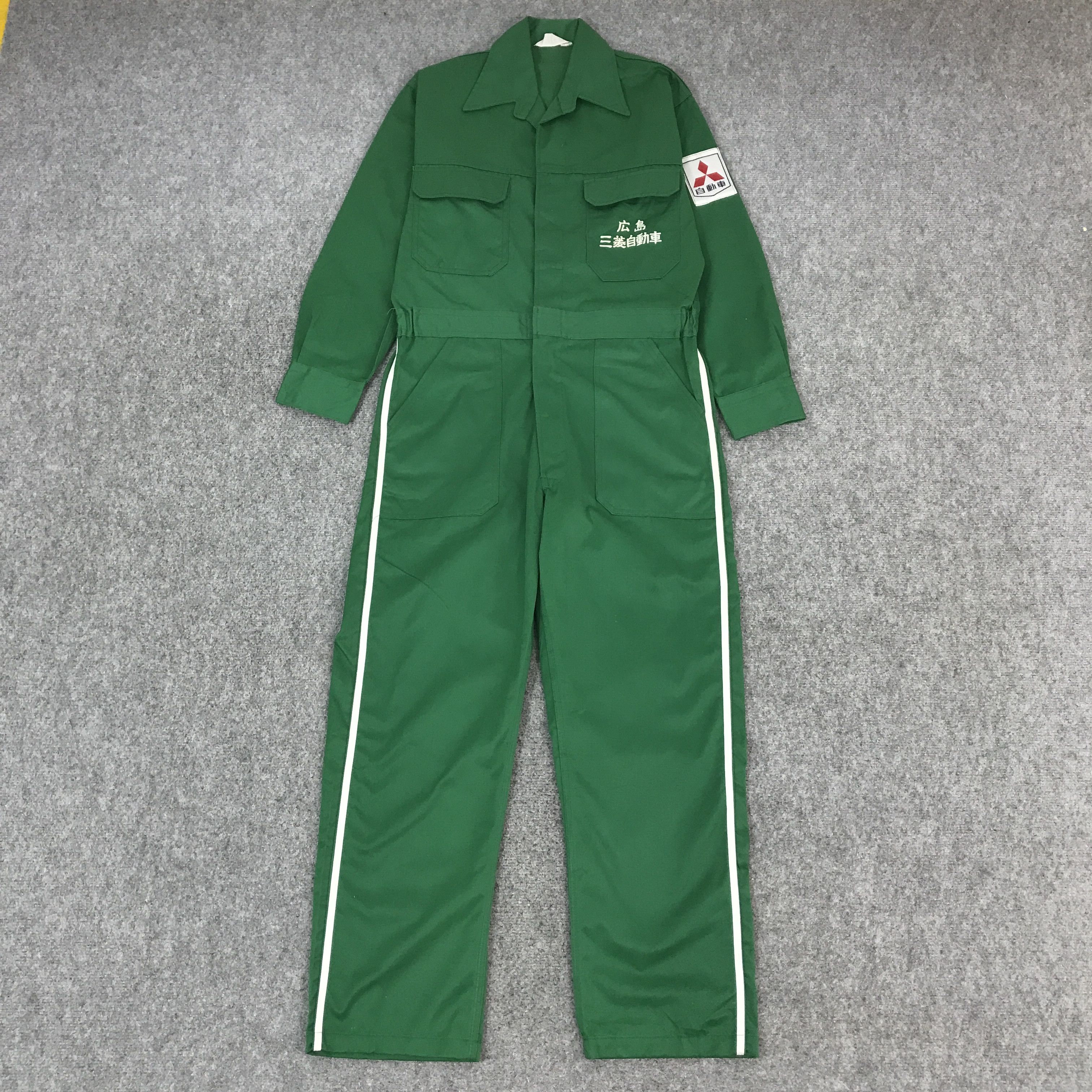 Japanese Brand MITSUBISHI MOTOR RACING BUTTON COVERALL K65B10 Size US L / EU 52-54 / 3 - 1 Thumbnail