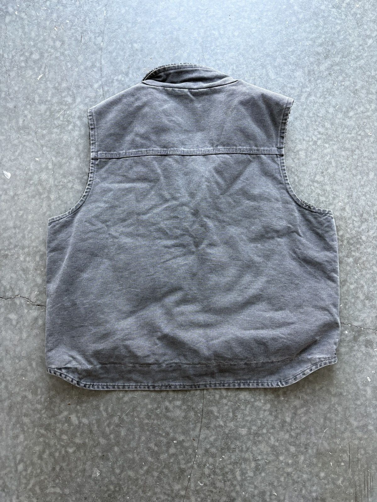 Carhartt Vintage Y2K Carhartt Vest Sherpa Lined Canvas Size US XL / EU 56 / 4 - 7 Thumbnail