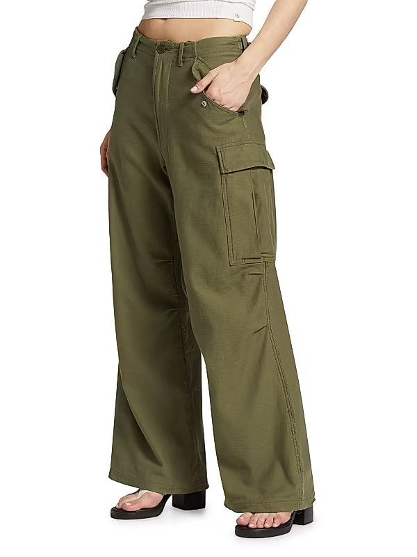 R13 R13’ Newyork Wide Leg Cargo Pants (Lost Pocket) Size 26" / US 2 / IT 38 - 11 Thumbnail