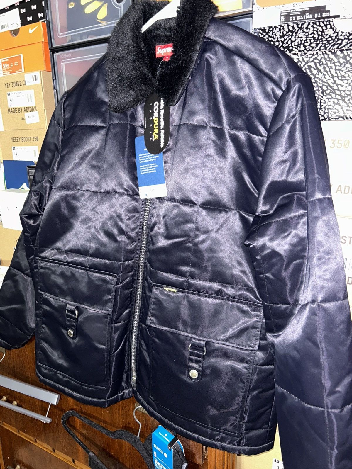 Supreme Supreme Quilted Cordura Lined Jacket SS20 size Small NEW NWT Size US S / EU 44-46 / 1 - 2 Thumbnail