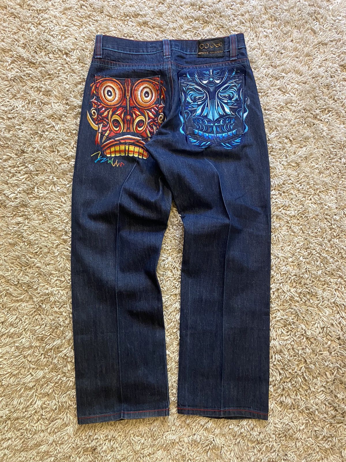Coogi × Designer × Jnco COOGI JNCO TRIBAL JEANS | Grailed