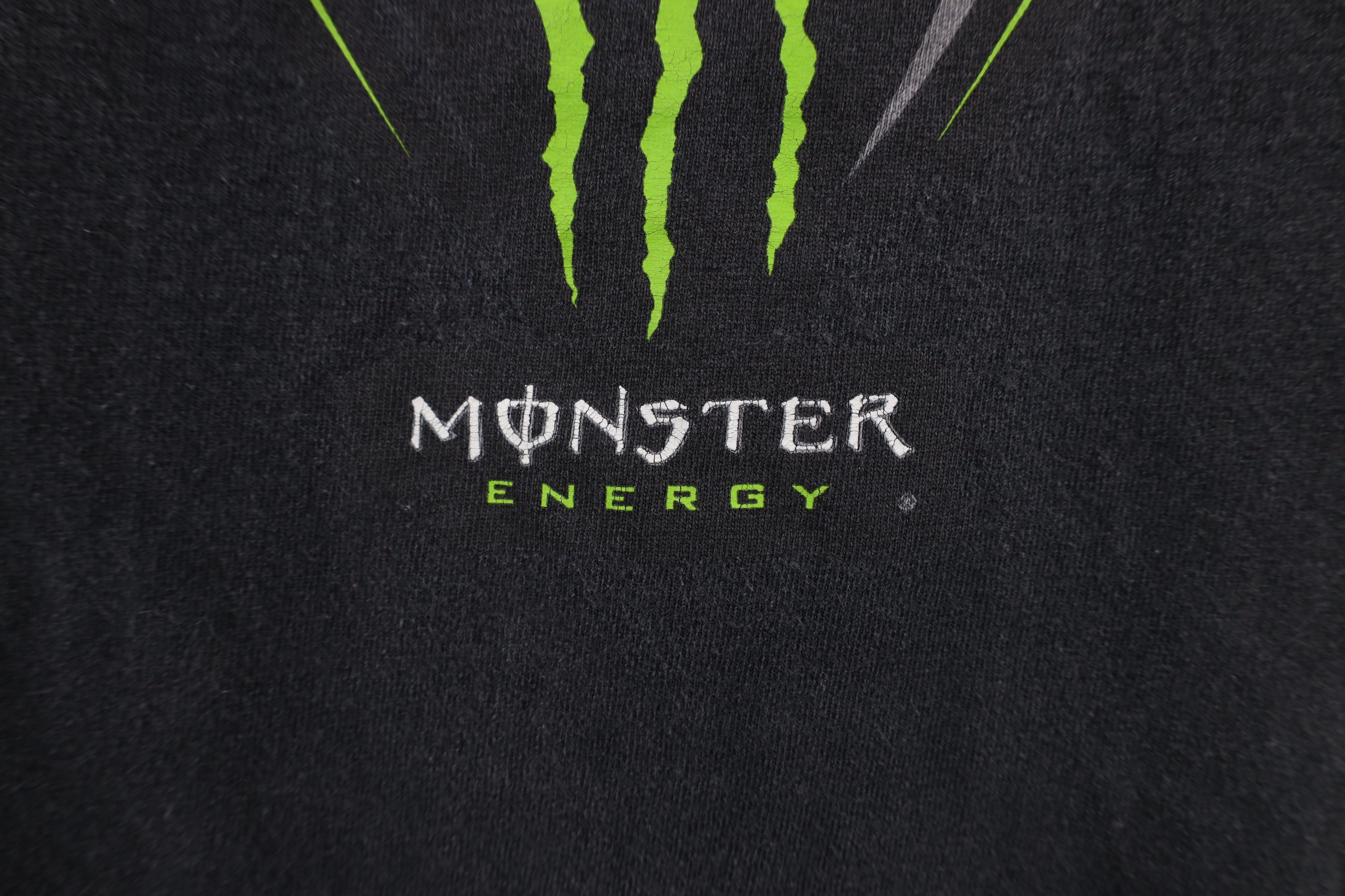 Vintage Monster Energy Drink Racing Deegan Motocross T-Shirt Black Size US XL / EU 56 / 4 - 5 Thumbnail