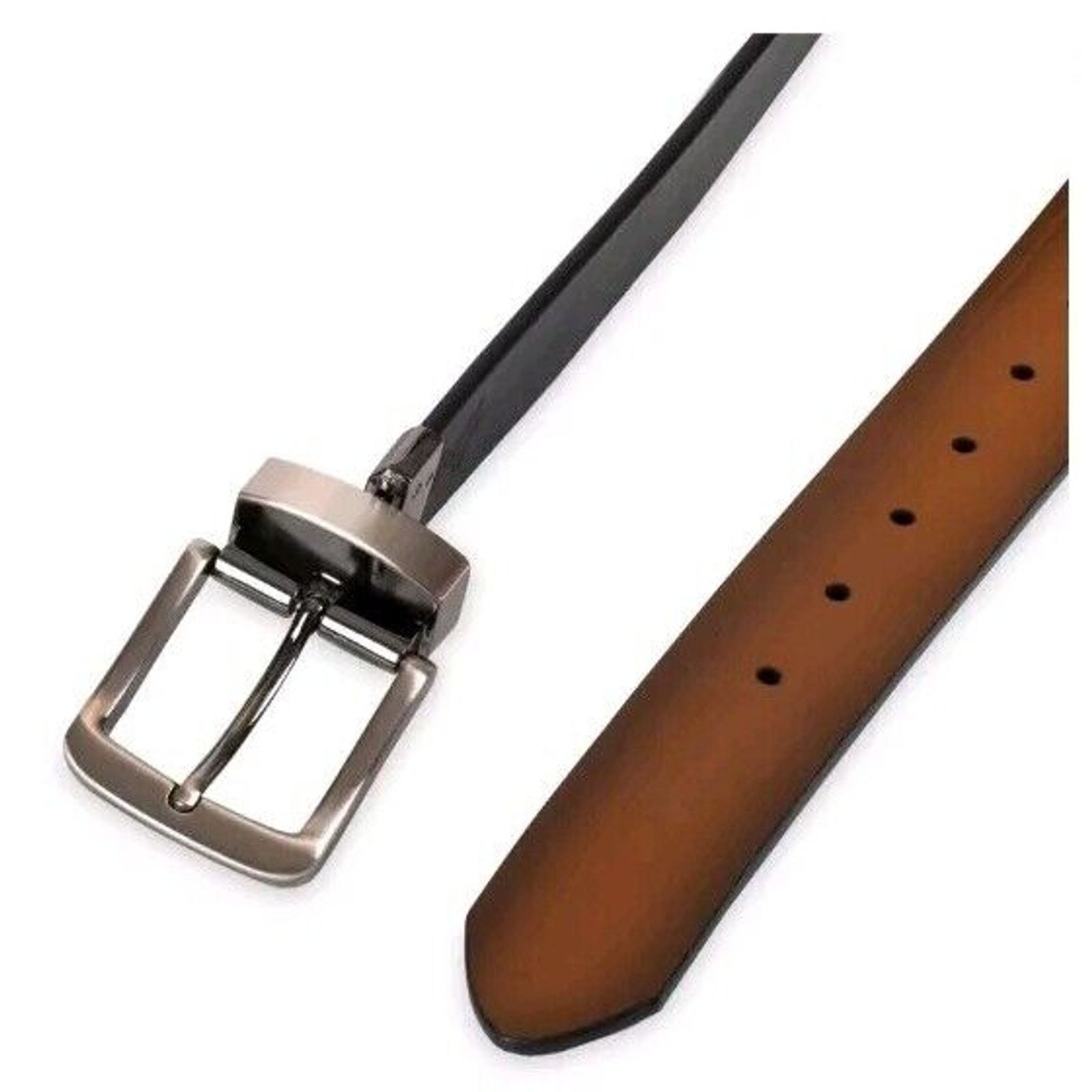 Dickies Dickies Belt Men's 50-52 Brown Black Two-In-One Reversible Size 46 - 2 Thumbnail