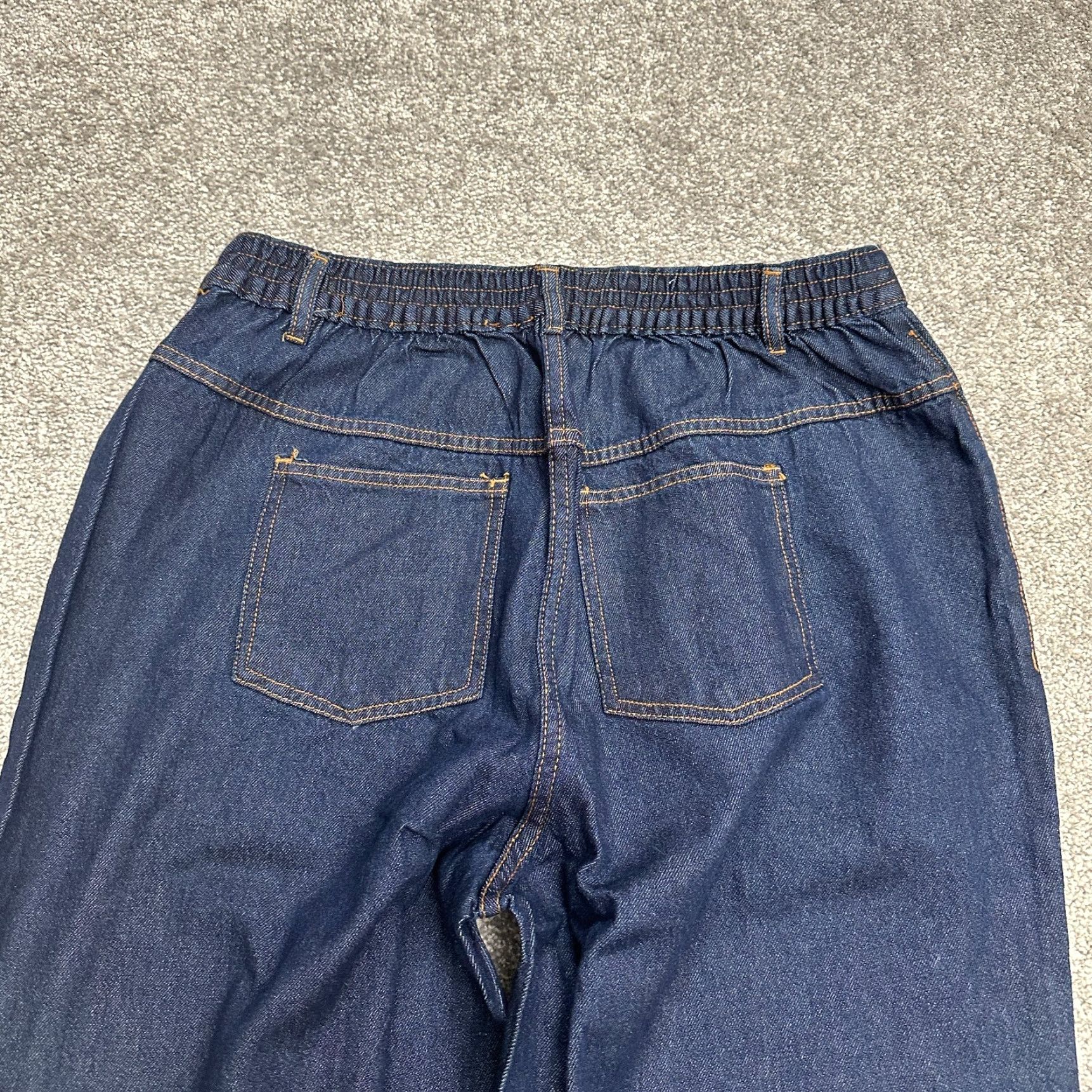 Vintage WOMAN WITHIN Classic Fit Plus Size Denim Jeans 18W Blue 32x28 High Rise Straight Casual Size 40" / US 18 - 4 Thumbnail