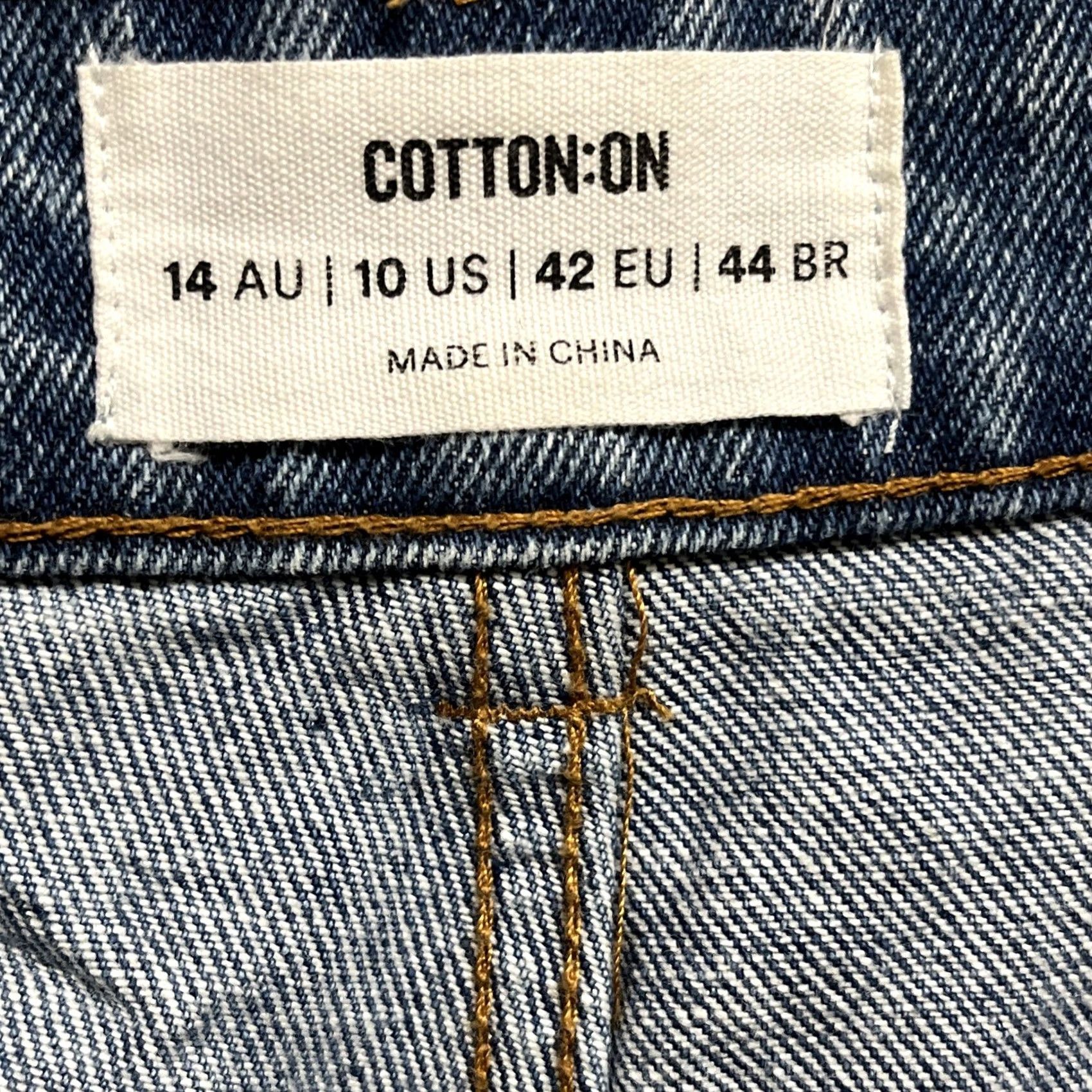 Cotton On Cotton On Womens Denim Shorts Carpenter Blue 10 Adult? Size 32" / US 10 / IT 46 - 3 Thumbnail