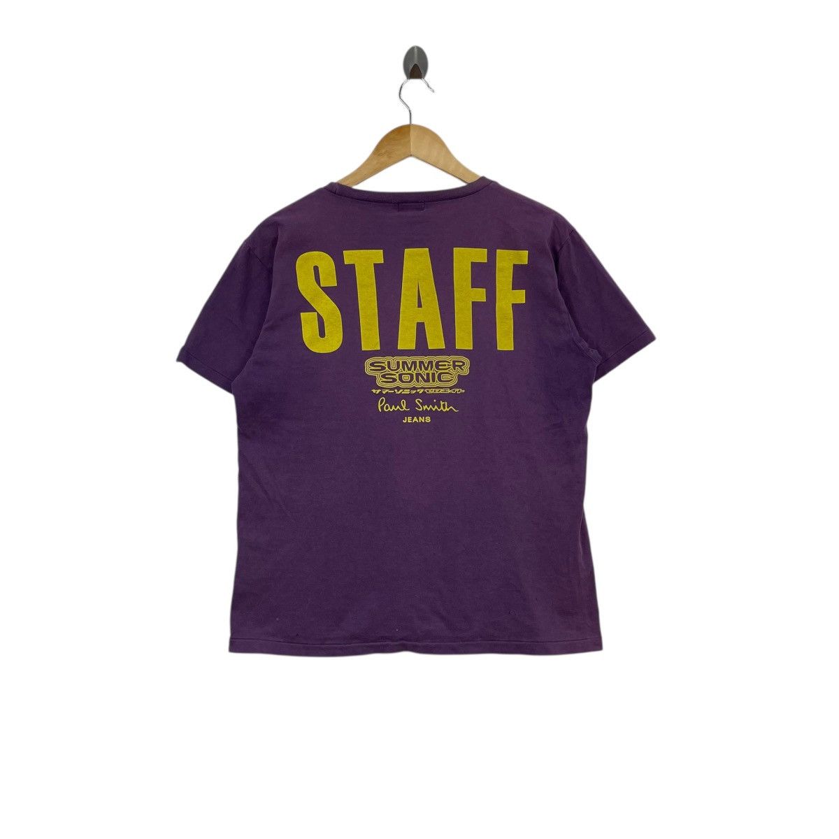 Paul Smith Vintage 90s Paul Smith x Summer Sonic Staff Tee Shirt Size US L / EU 52-54 / 3 - 7 Thumbnail
