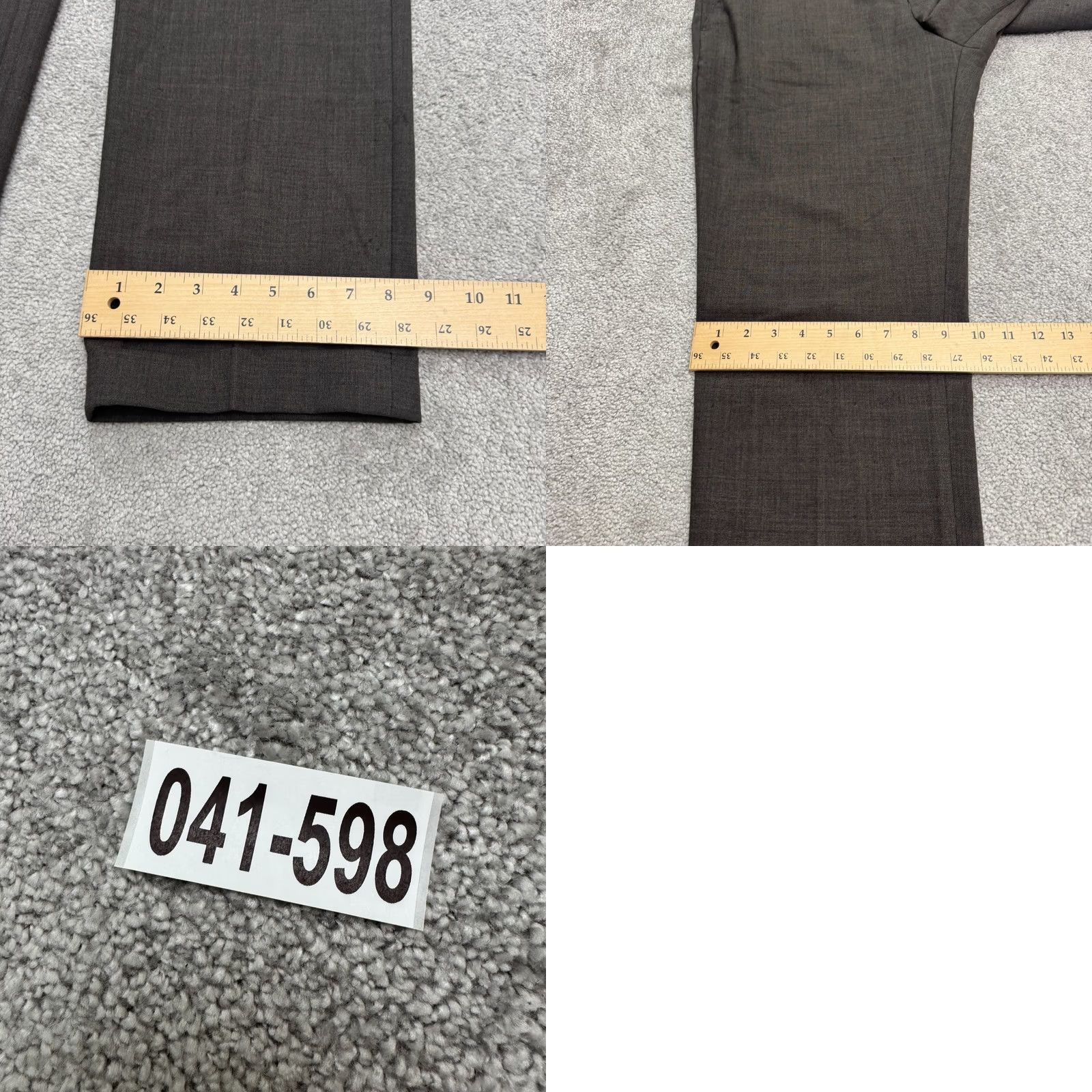 Vintage Rohan Envoy Wool Blend Tailored Travel Dress Pants Mens 34 Gray Straight Leg Fabric: Polyester, Wool Size US 34 / EU 50 - 11 Thumbnail