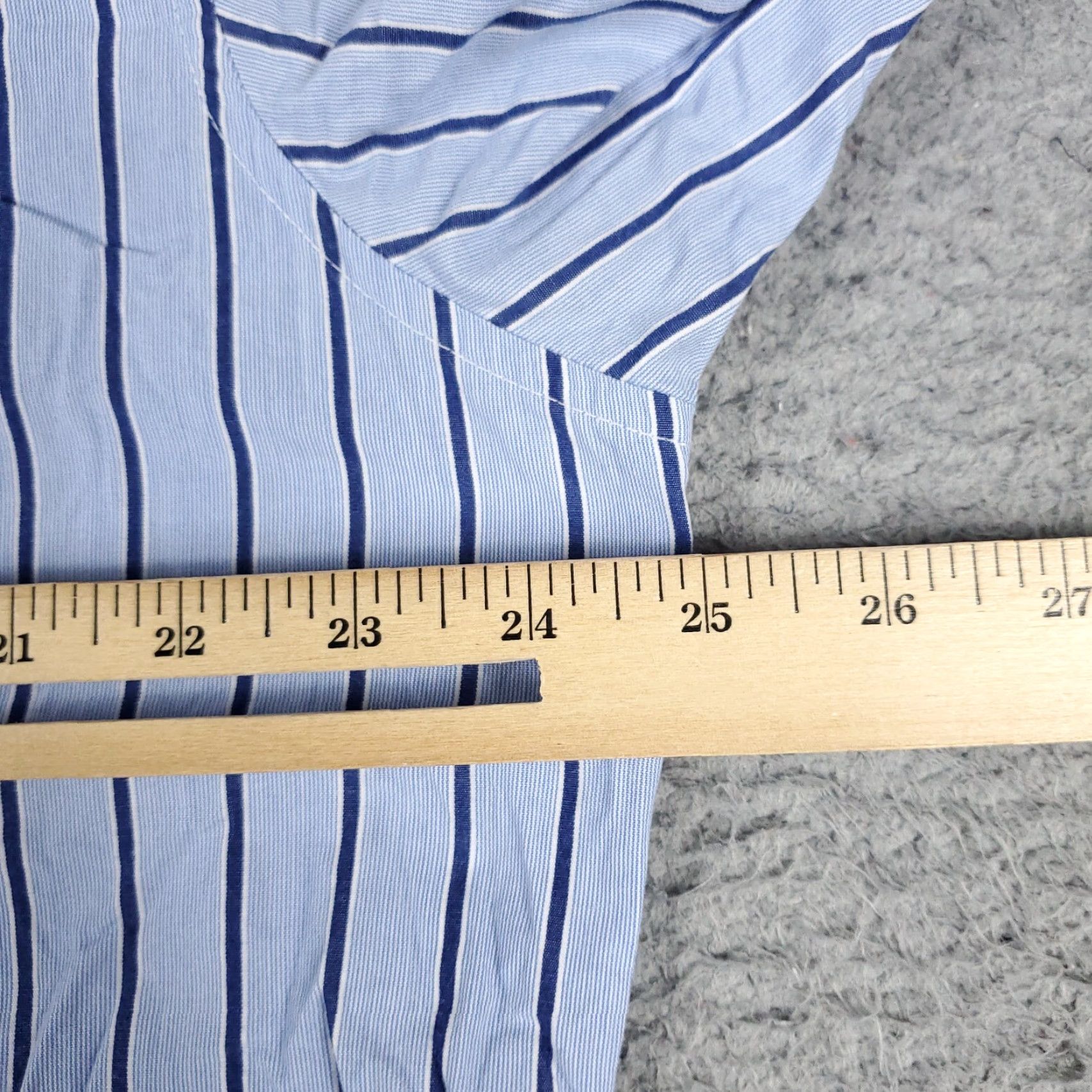 American Eagle Outfitters **American Eagle Outfitters Blue Striped Mens XL Button-Up Shirt** User: **American Eagle Outfitters Blue Striped Mens XL Button-Up Shirt** Size US XL / EU 56 / 4 - 6 Thumbnail