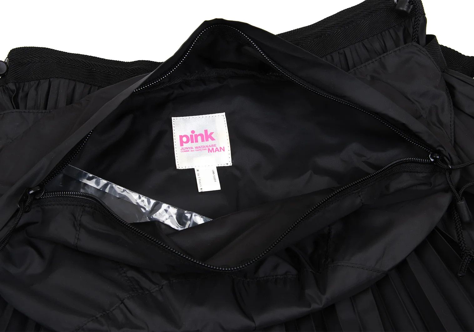 Junya Watanabe Accordion Pleats Wrap Skirt with Waist Pouch in Black Size US 30 / EU 46 - 15 Thumbnail