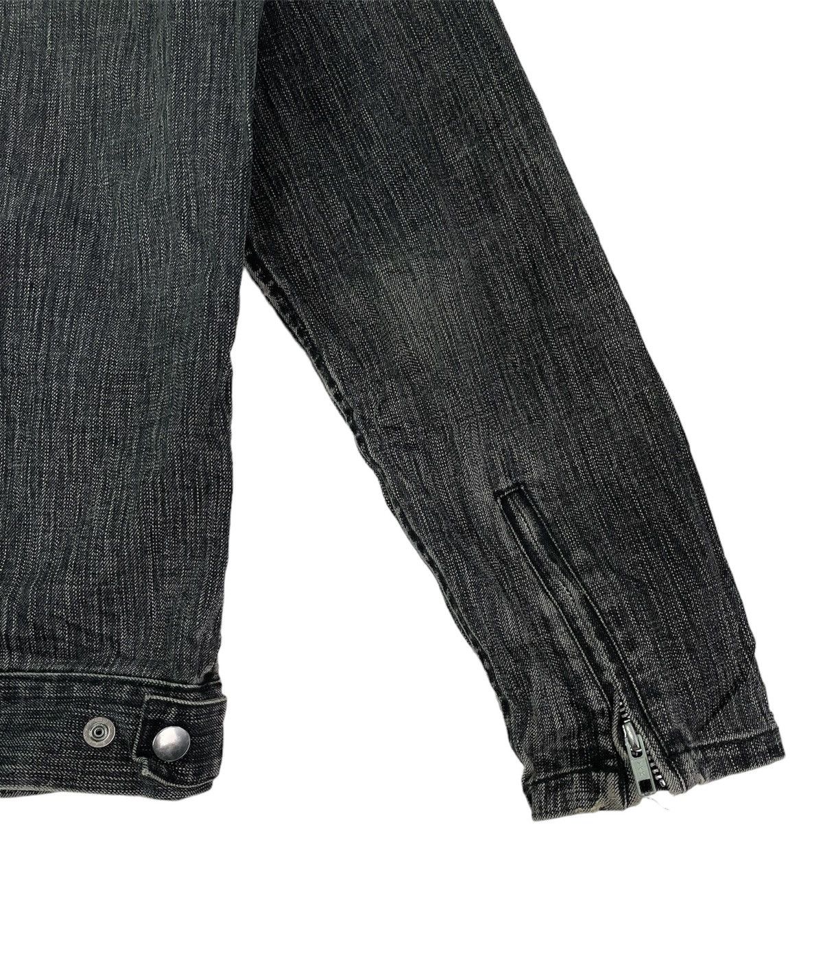 Beams Plus × Japanese Brand Vtg 90s BEAMS japan denim biker jacket zipper cuff Size US M / EU 48-50 / 2 - 4 Thumbnail