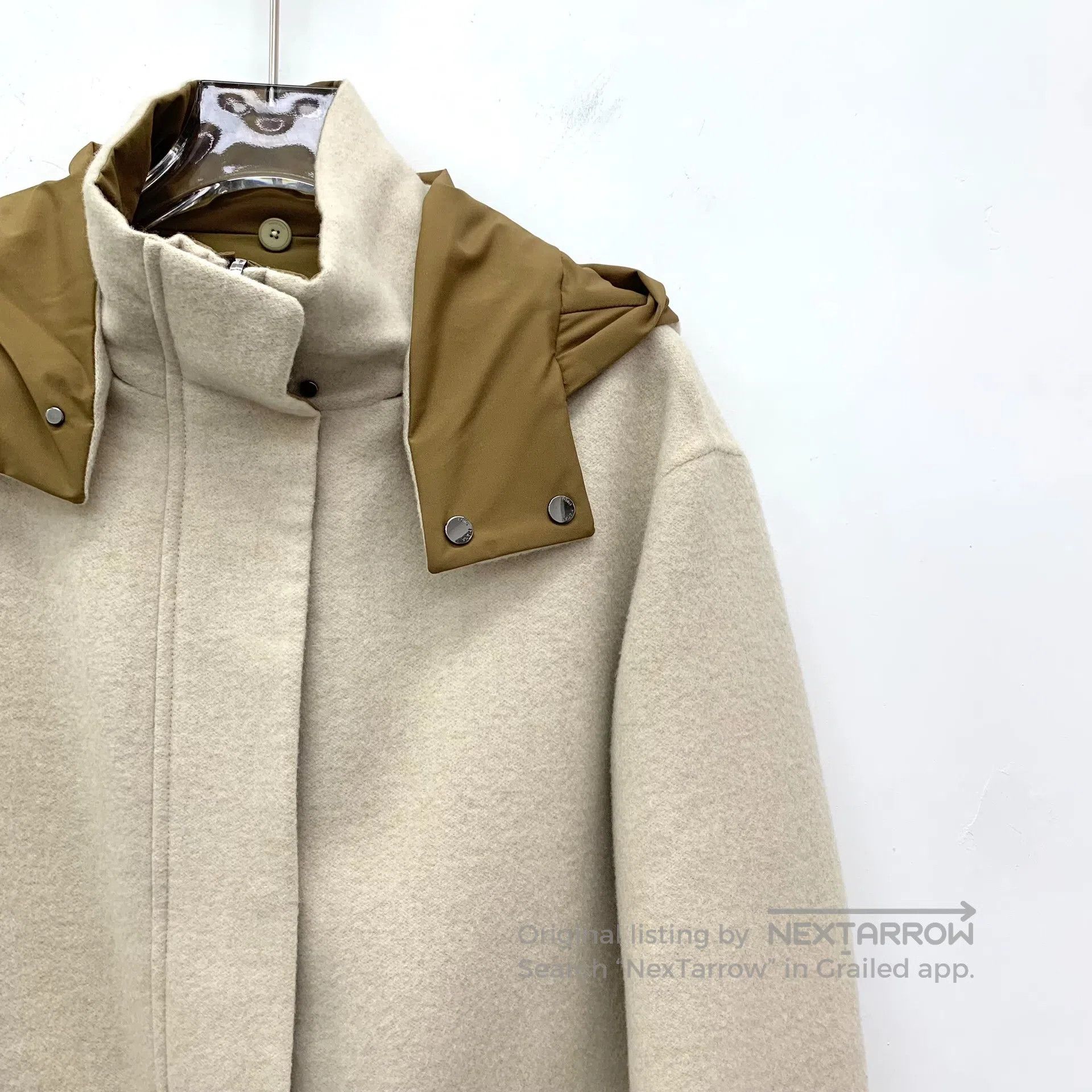 Loro Piana LORO PIANA Color Blocked Cashmere Hooded Long Sleeve Rever Size XS / US 0-2 / IT 36-38 - 8 Thumbnail